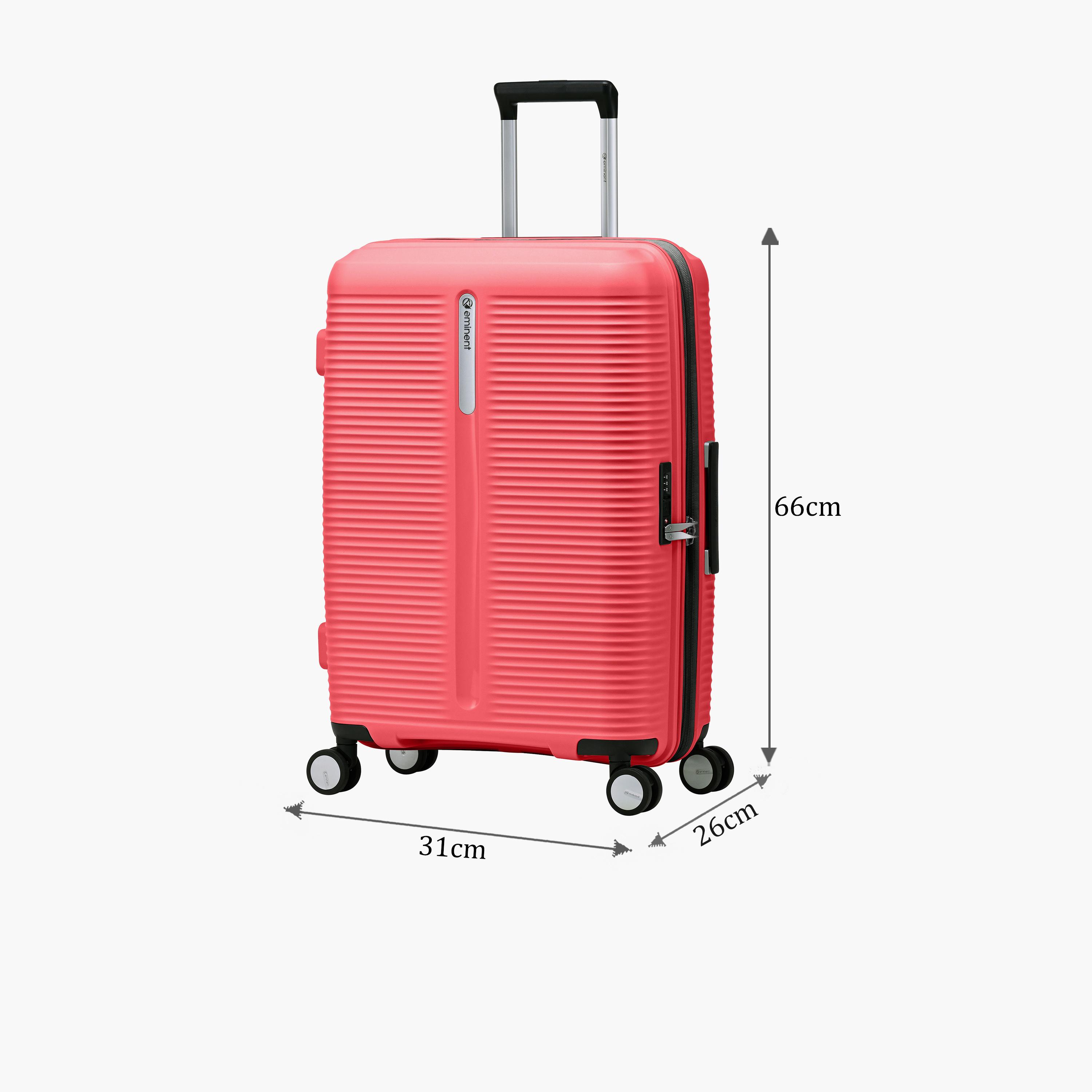 Eminent 66 CM Medium Check-in Polypropylene Hard-Sided 4-Wheeler Spinner Trolley Bag with TSA Lock-travel-luggagesandbags-luggage-image-2