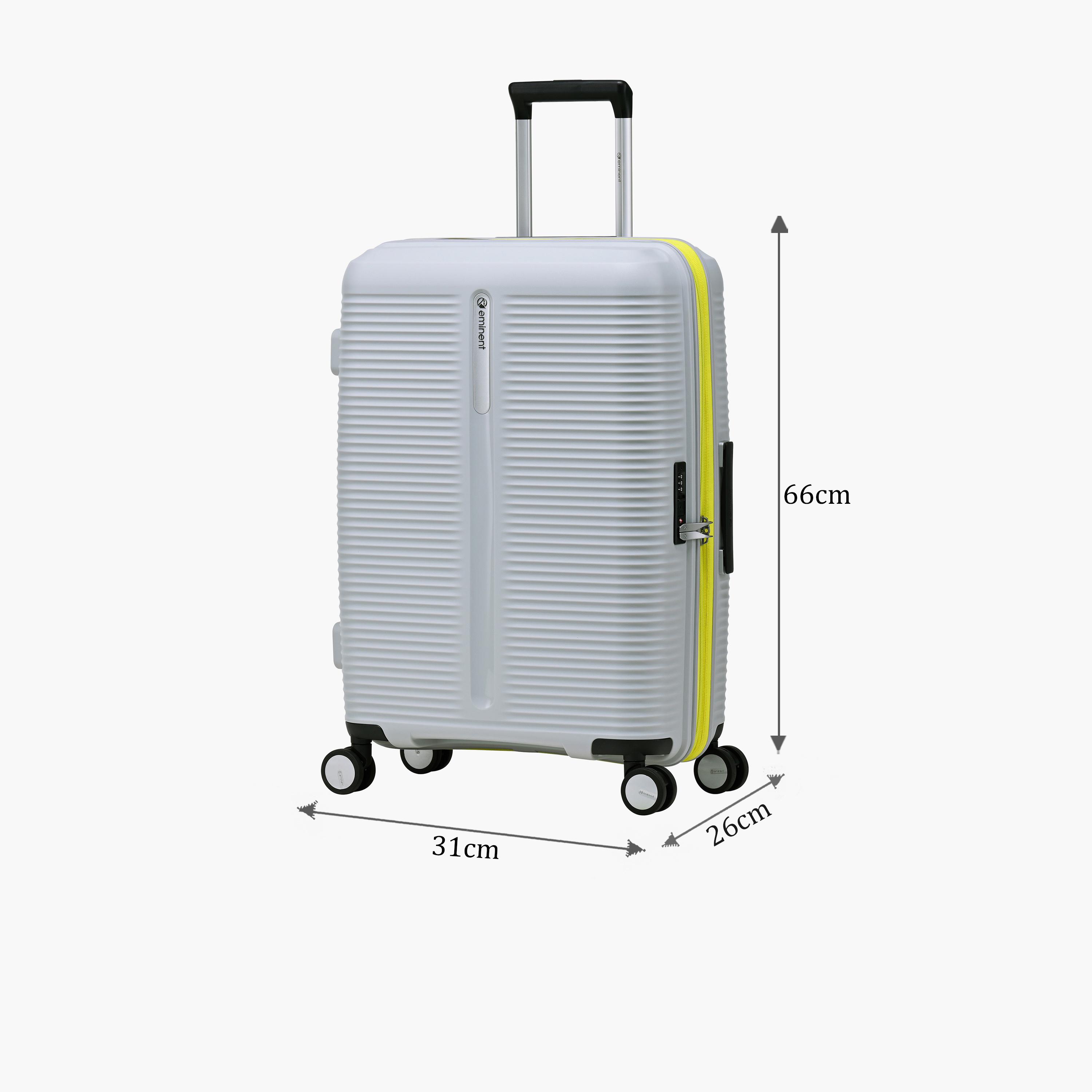 Eminent 66 CM Medium Check-in Polypropylene Hard-Sided 4-Wheeler Spinner Trolley Bag with TSA Lock-travel-luggagesandbags-luggage-image-2