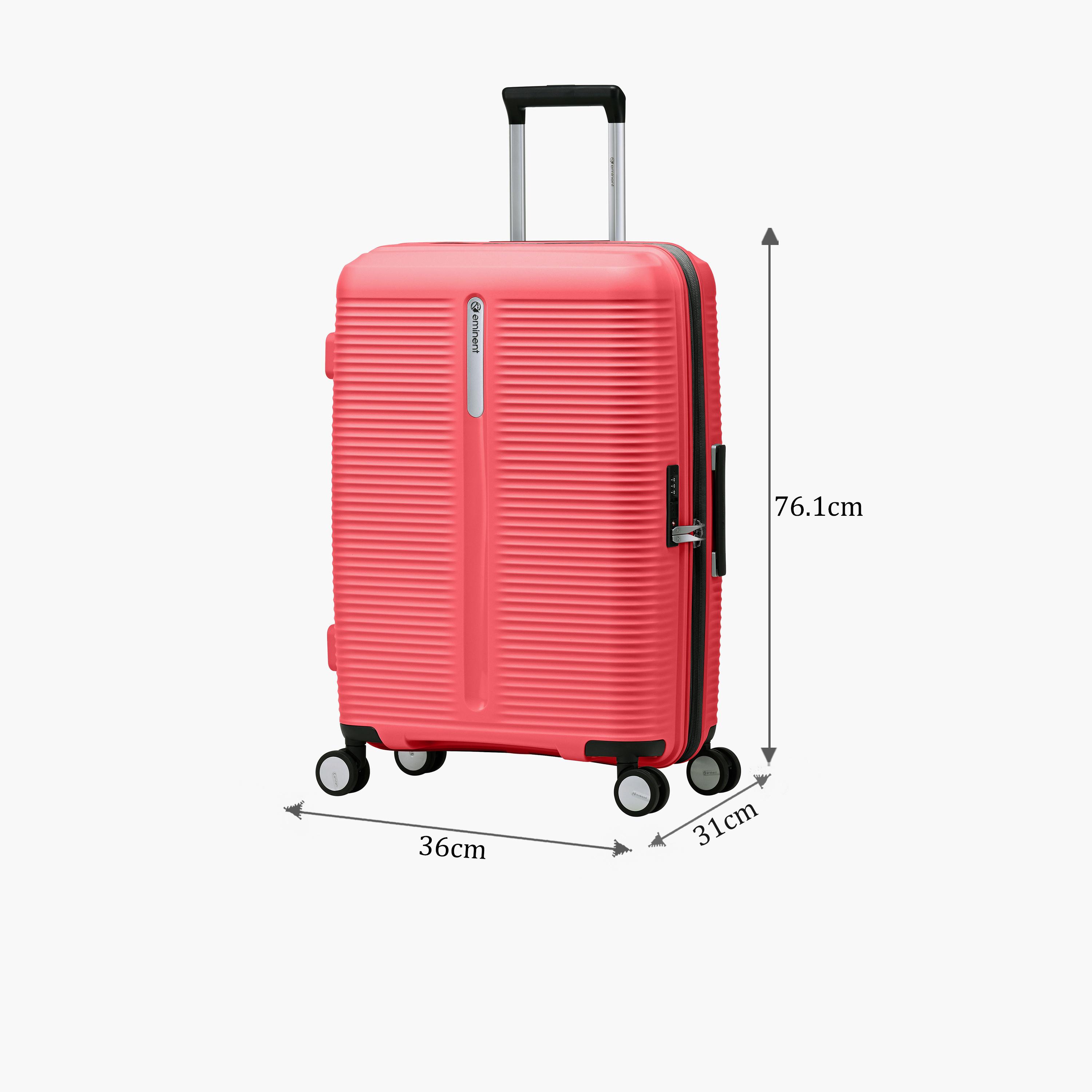 Eminent 76.1 CM Large Check-in Polypropylene Hard-Sided 4-Wheeler Spinner Trolley Bag with TSA Lock-travel-luggagesandbags-luggage-image-2