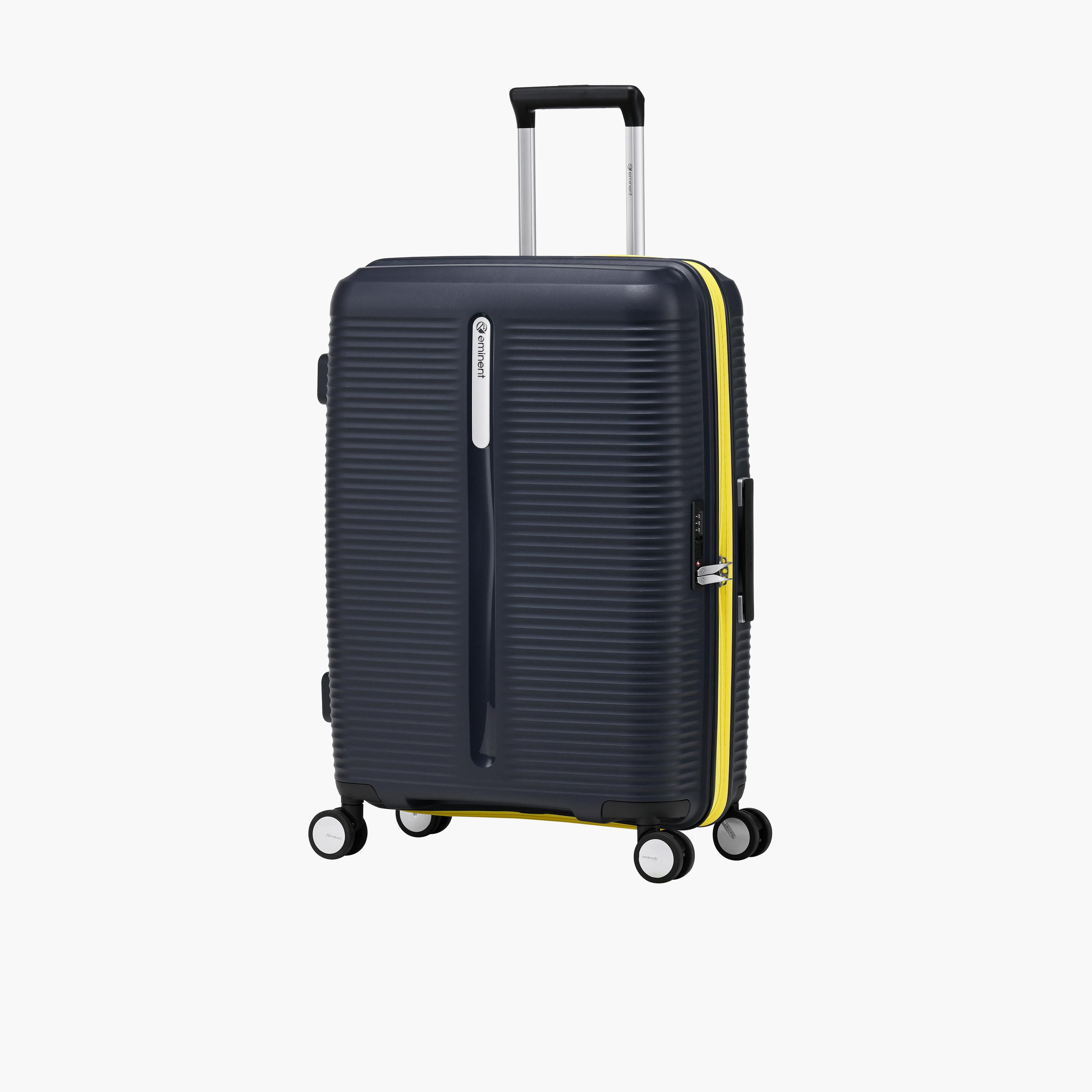 Eminent 76.1 CM Large Check-in Polypropylene Hard-Sided 4-Wheeler Spinner Trolley Bag with TSA Lock-travel-luggagesandbags-luggage-image-1