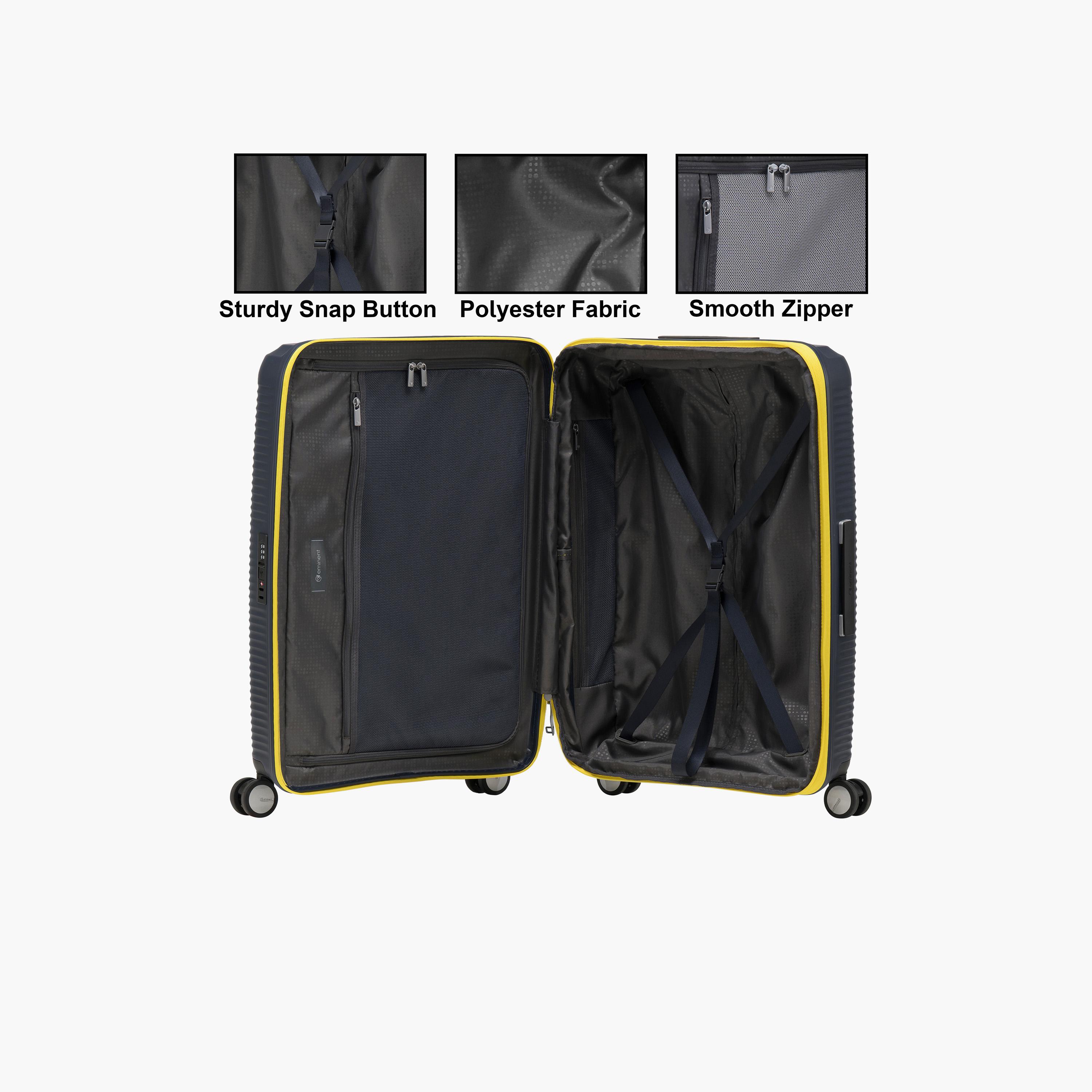 Eminent 76.1 CM Large Check-in Polypropylene Hard-Sided 4-Wheeler Spinner Trolley Bag with TSA Lock-travel-luggagesandbags-luggage-image-8