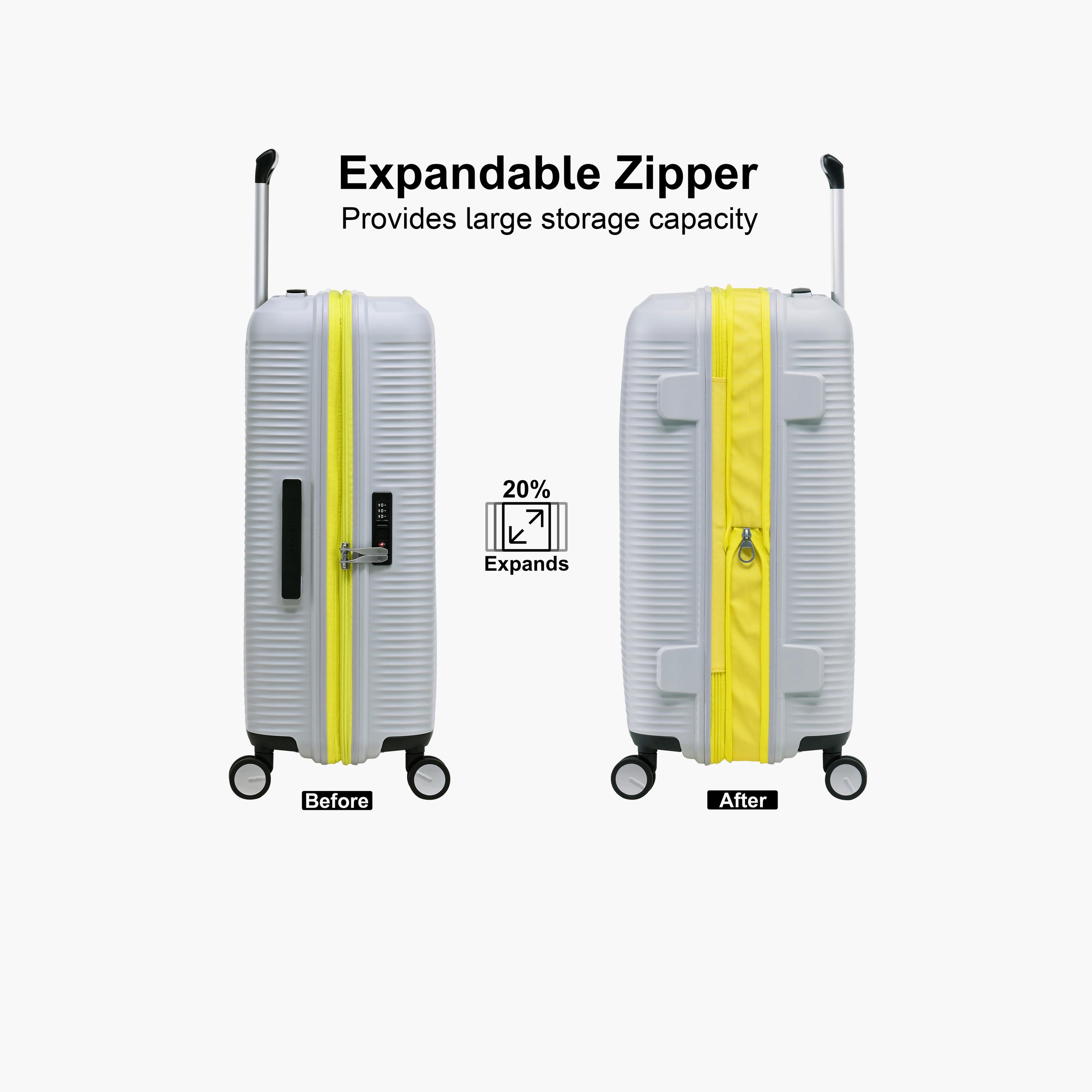 Eminent 76.1 CM Large Check-in Polypropylene Hard-Sided 4-Wheeler Spinner Trolley Bag with TSA Lock-travel-luggagesandbags-luggage-image-10