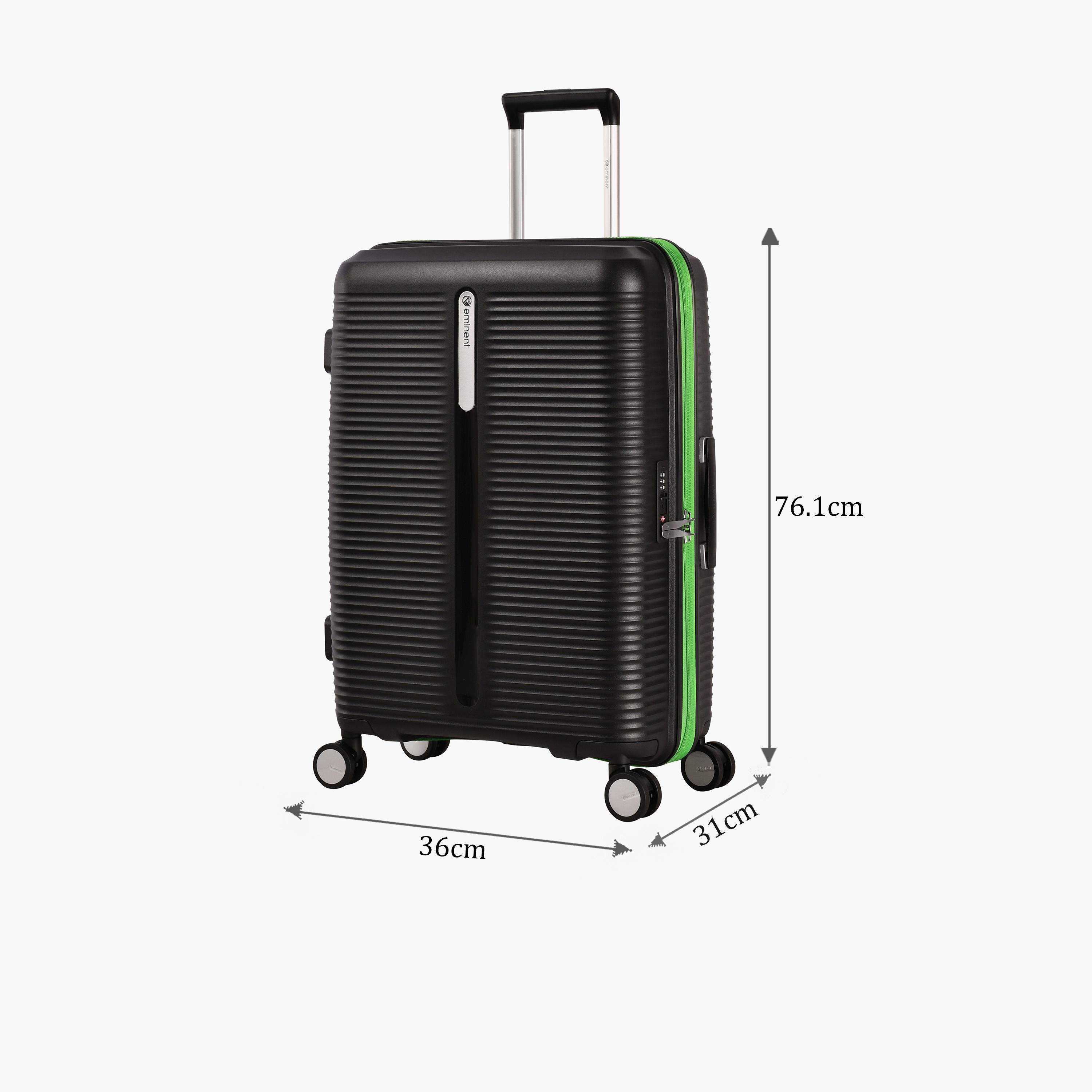 Eminent 76.1 CM Large Check-in Polypropylene Hard-Sided 4-Wheeler Spinner Trolley Bag with TSA Lock-travel-luggagesandbags-luggage-image-2