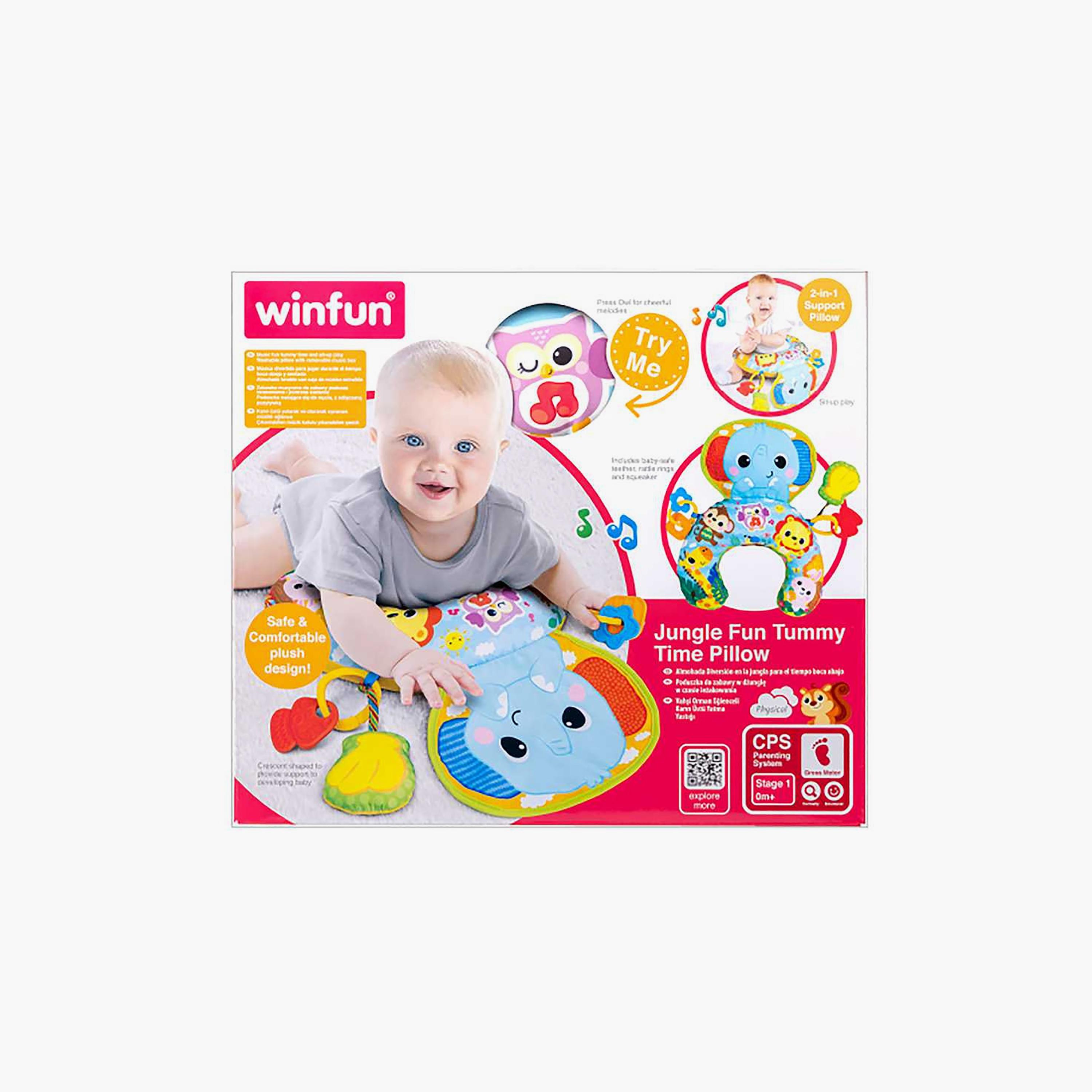 وسادة "مرح الغابة" لوقت الاستلقاء على البطن من وين فن-baby-nursery-babybedding-image-3