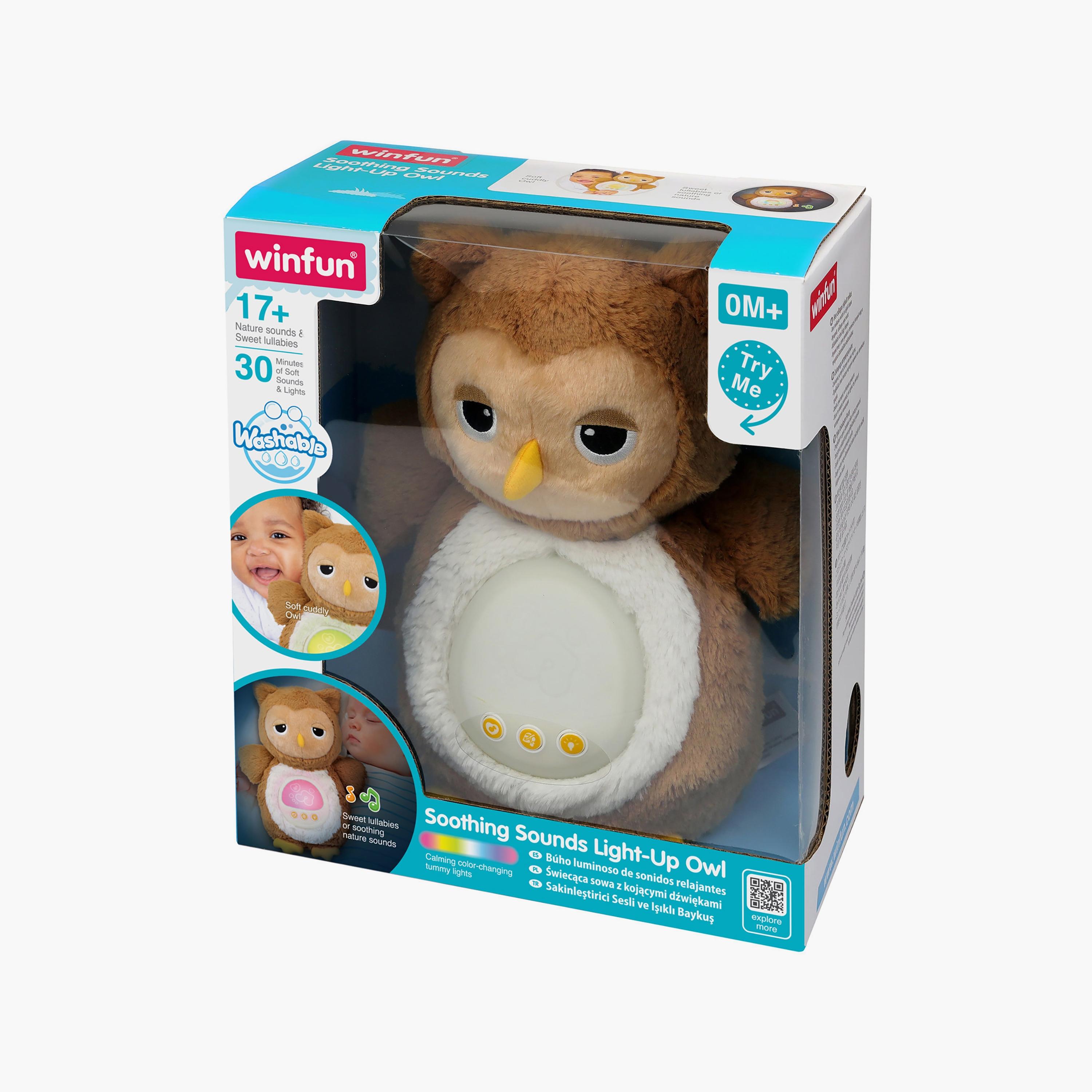 Winfun Soothing Sounds Light-Up Owl Soft Toy-toys-plushsofttoys-image-6