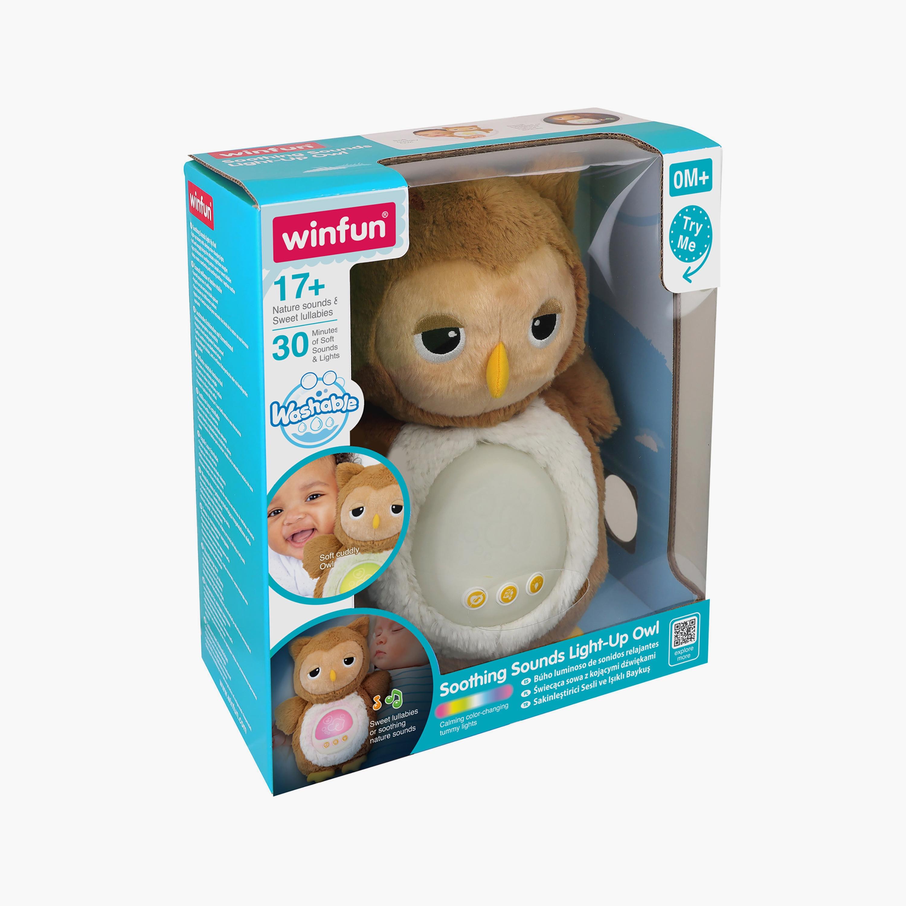 Winfun Soothing Sounds Light-Up Owl Soft Toy-toys-plushsofttoys-image-7