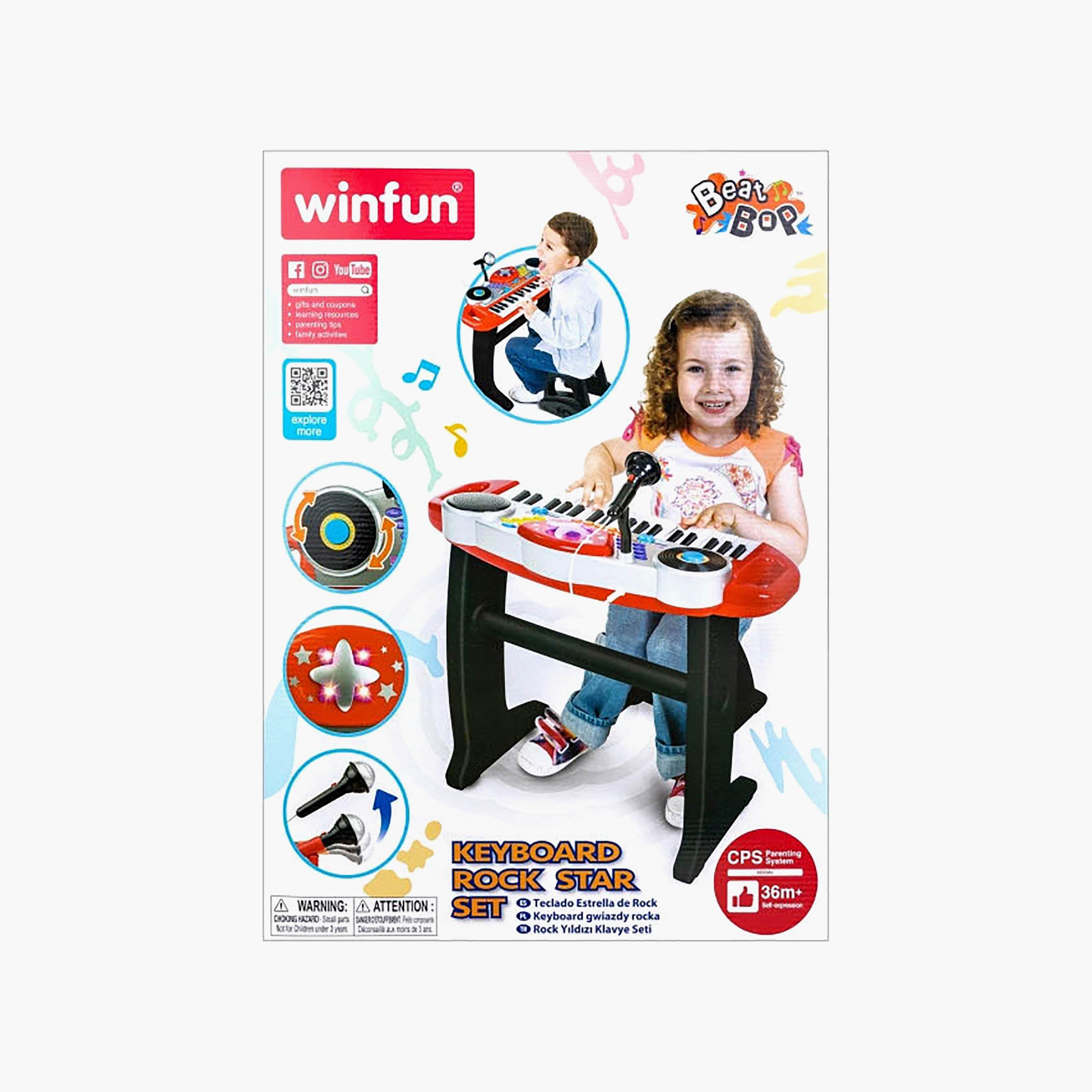 طقم كيبورد "روك ستار" من وين فن-toys-educational-musicaltoys-image-3
