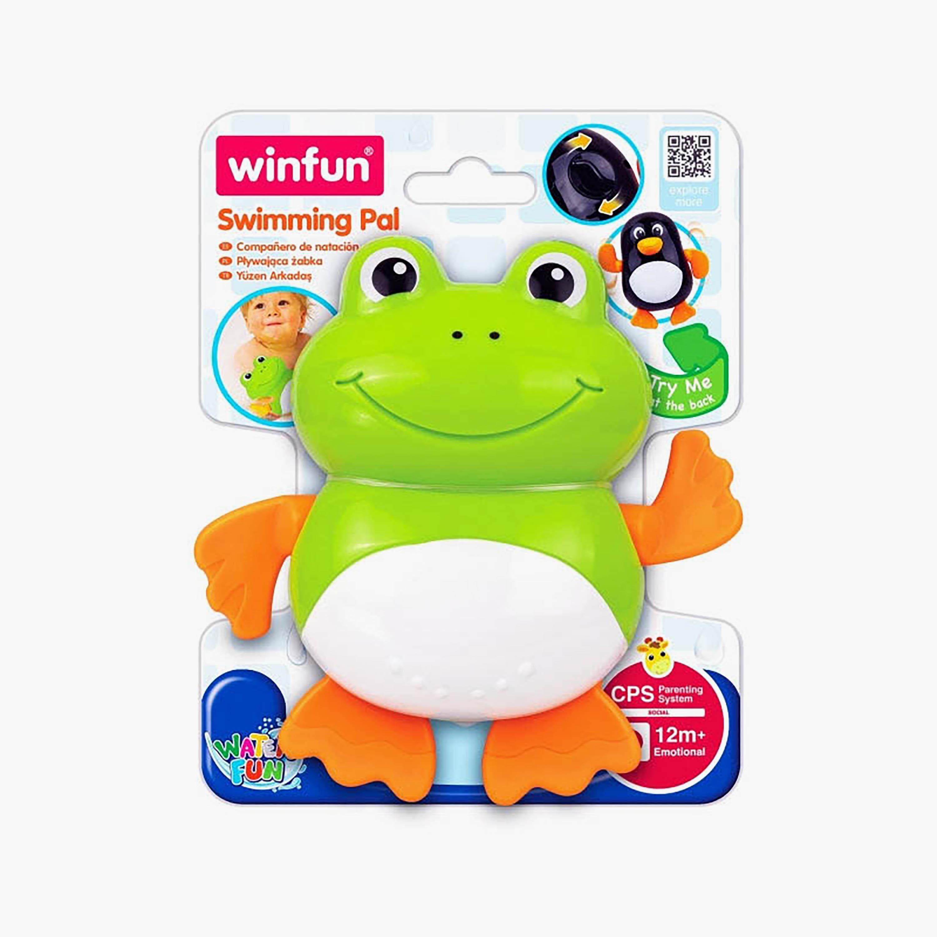 لعبة استحمام "الضفدع السابح" من وين فن-toys-babyandtoddlertoys-bathtoys-image-3