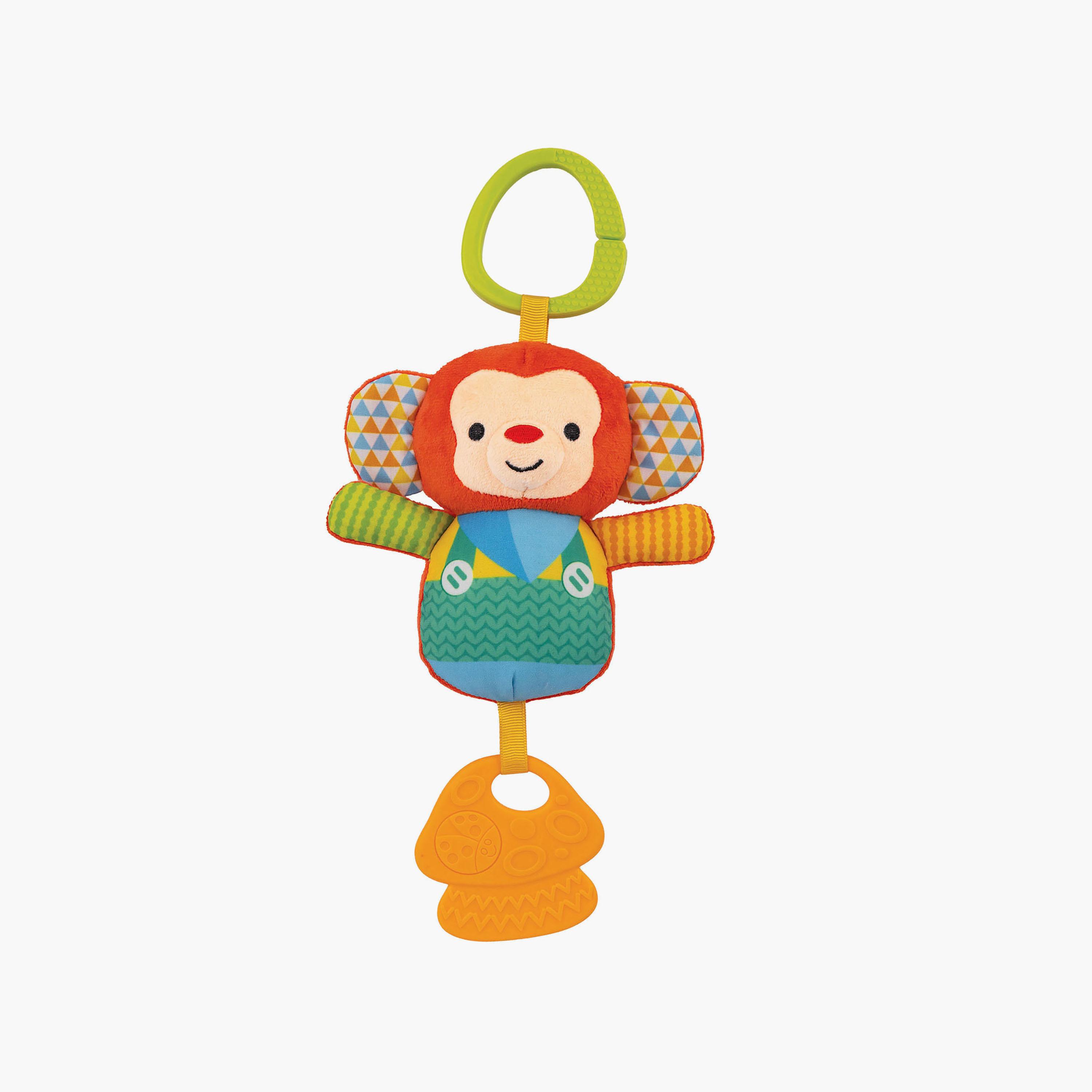 Winfun Chime & Teething Little Monkey Rattle Toy-toys-babyandtoddlertoys-rattlesandteethers-image-1