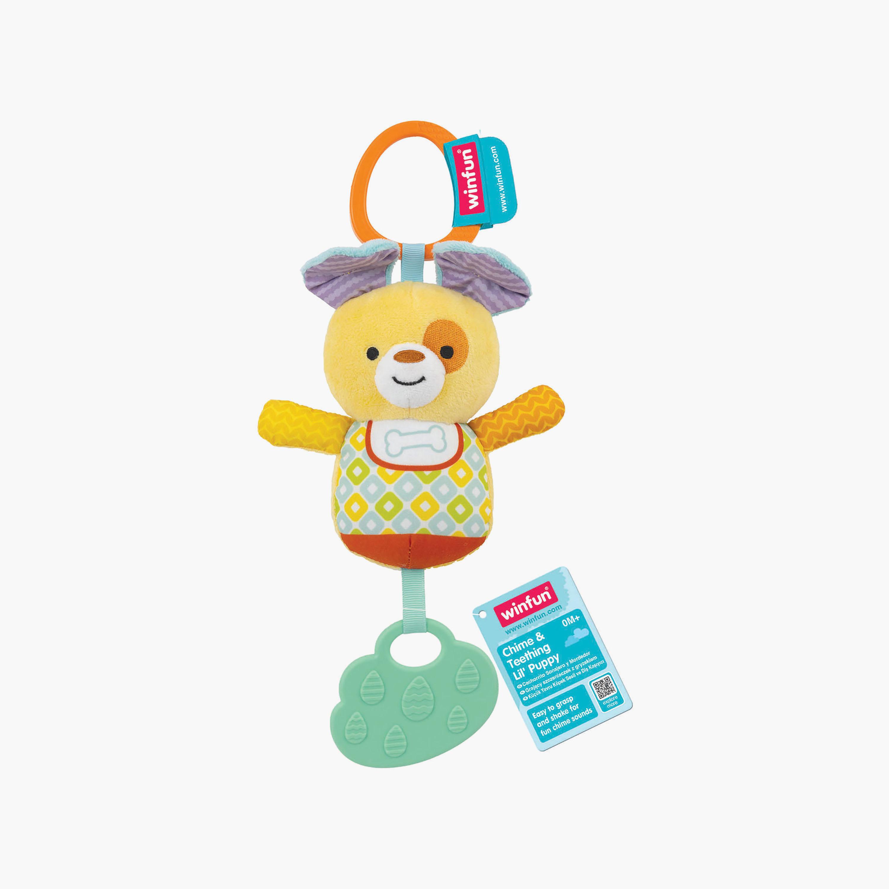 Winfun Chime & Teething Little Puppy Rattle Toy-toys-babyandtoddlertoys-rattlesandteethers-image-3