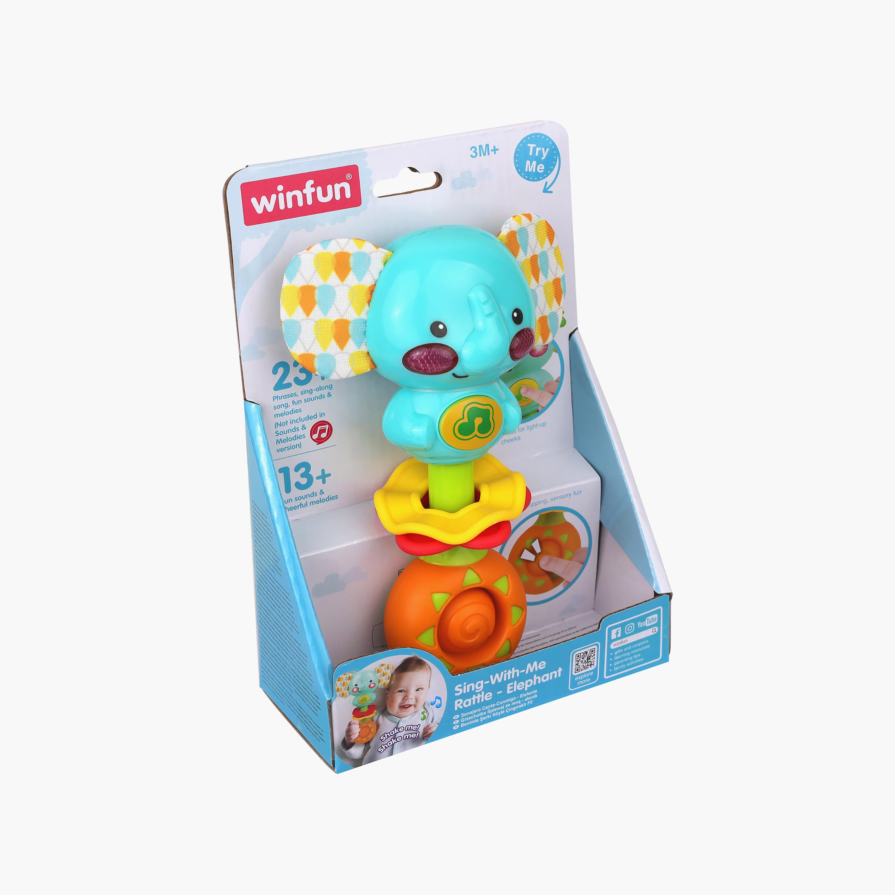 Winfun Sing with Me Rattle Elephant Toy-toys-babyandtoddlertoys-rattlesandteethers-image-7