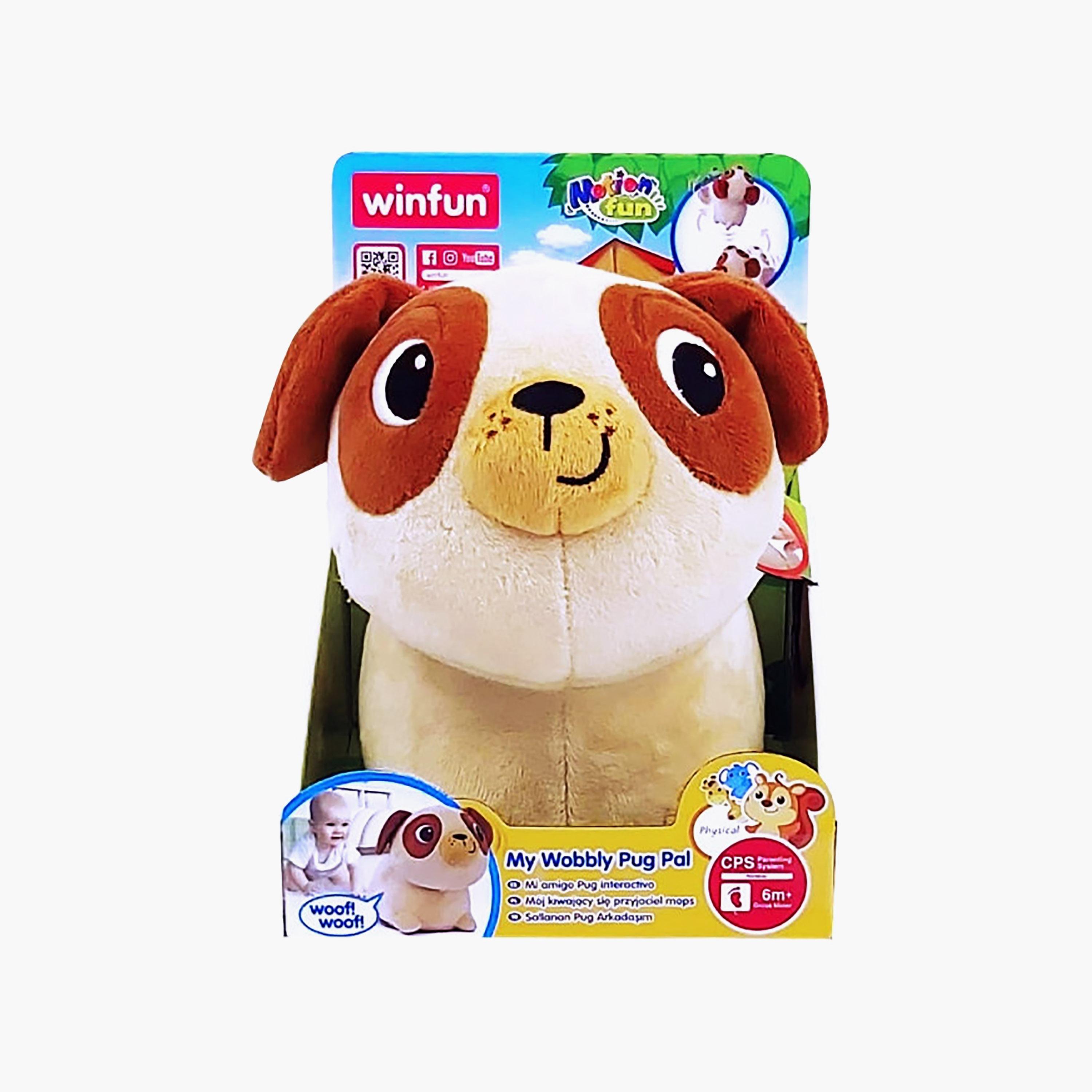 Winfun My Wobbly Pug Pal Plush Soft Toy-toys-plushsofttoys-animals-image-3