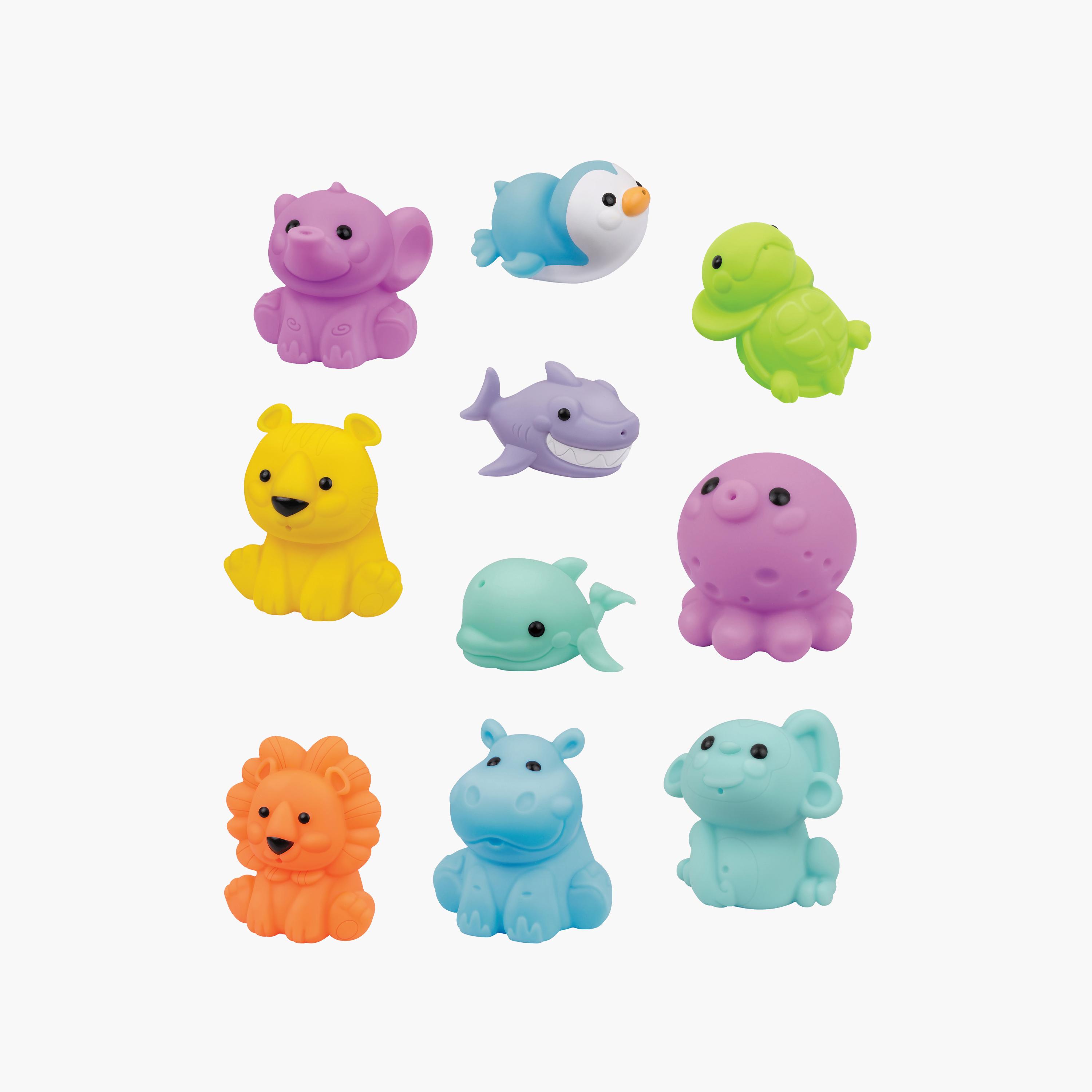 Winfun 10-Piece Bathtime Animal Pal Toys-toys-babyandtoddlertoys-bathtoys-image-1