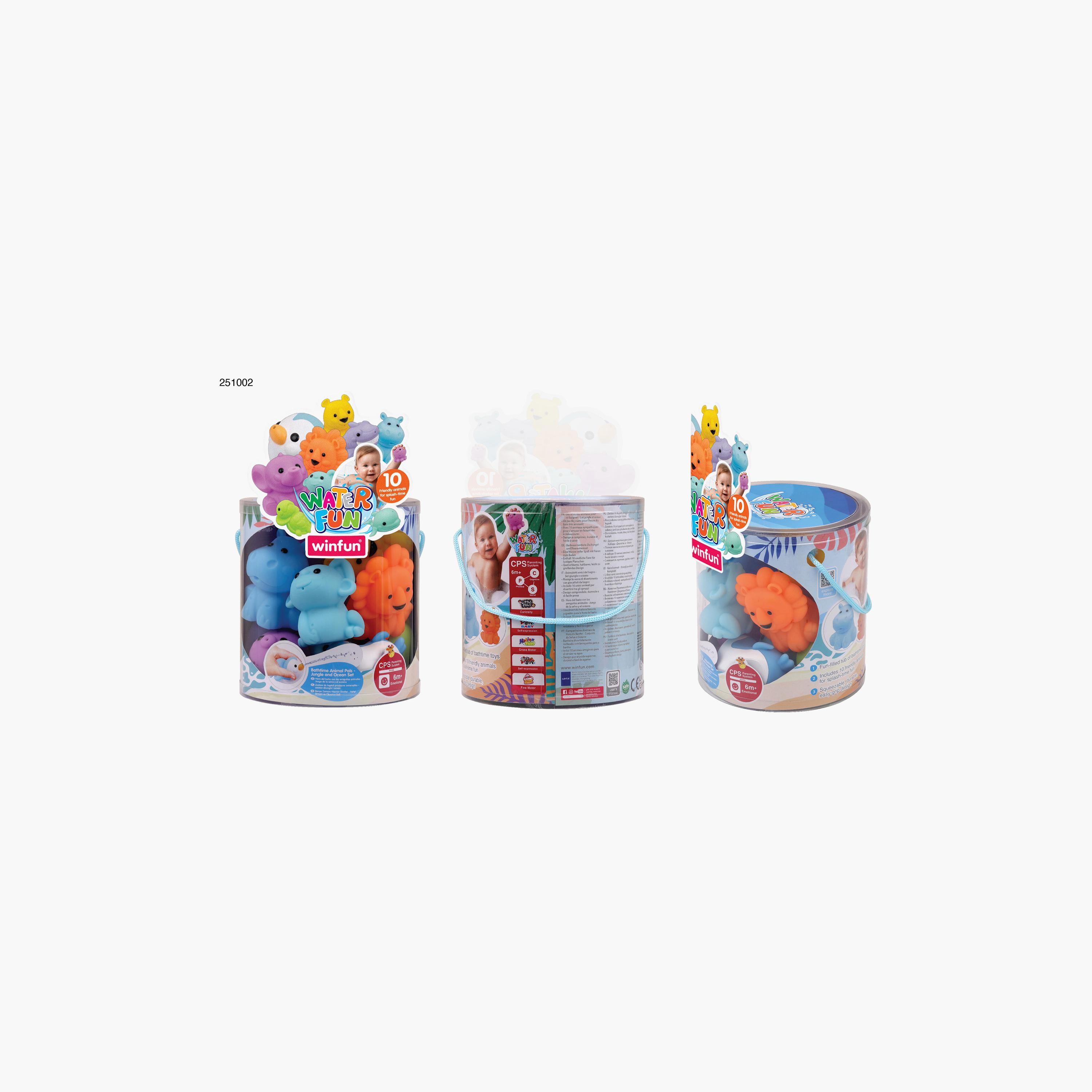 Winfun 10-Piece Bathtime Animal Pal Toys-toys-babyandtoddlertoys-bathtoys-image-6