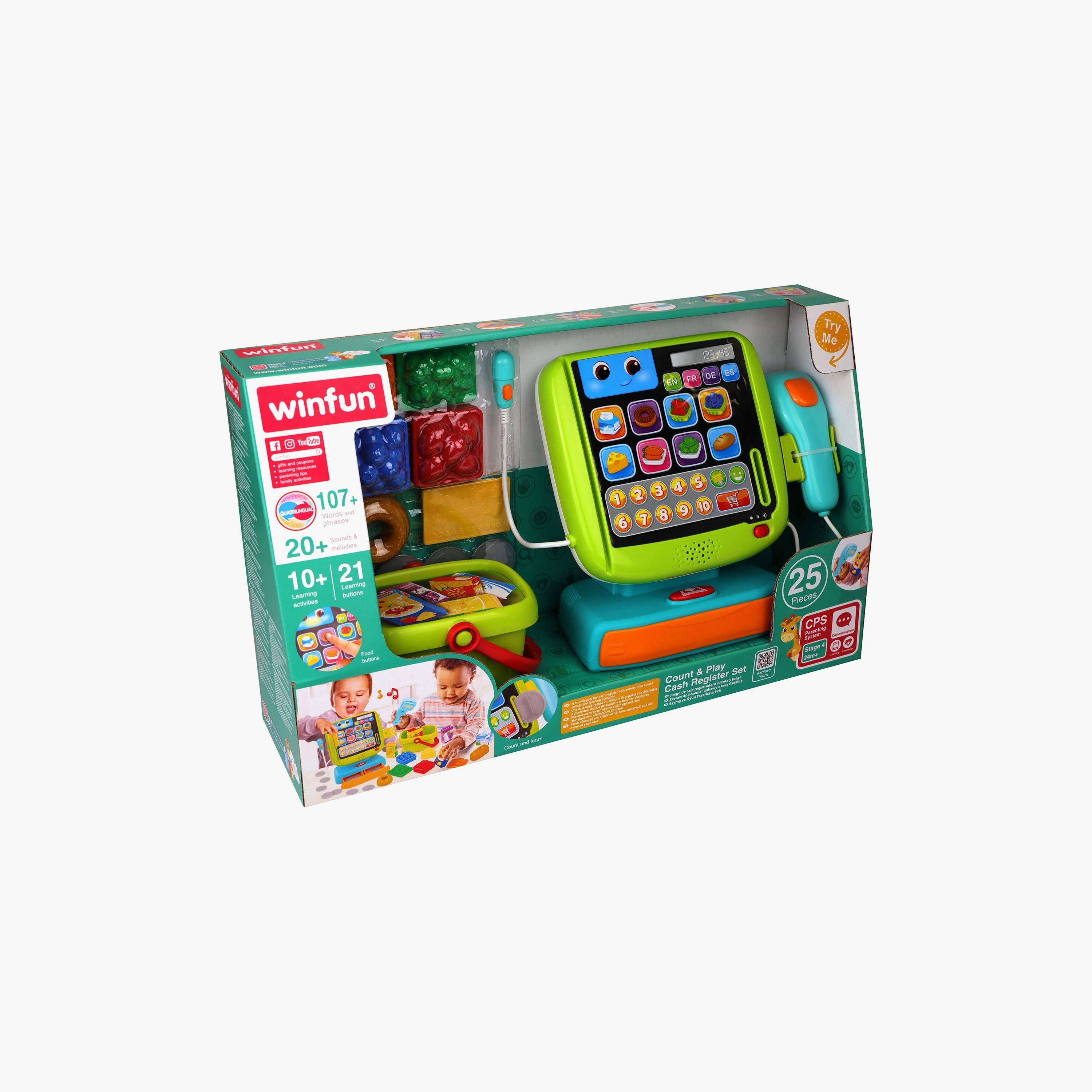مجموعة لعبة آلة تسجيل النقد كاشير) للعد واللعب من وين فان-toys-roleplay-supermarketandshoppingsets-image-17
