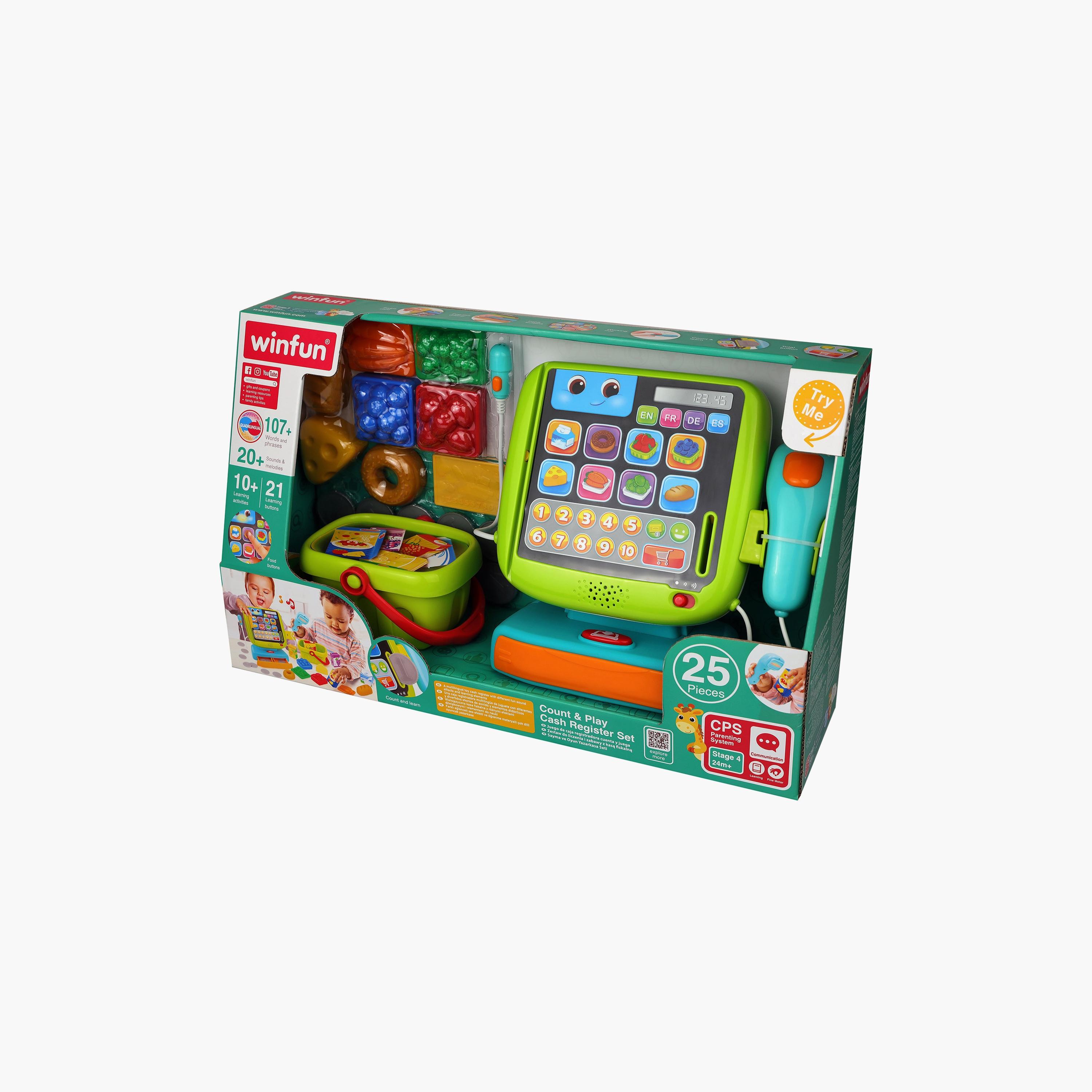 مجموعة لعبة آلة تسجيل النقد كاشير) للعد واللعب من وين فان-toys-roleplay-supermarketandshoppingsets-image-19