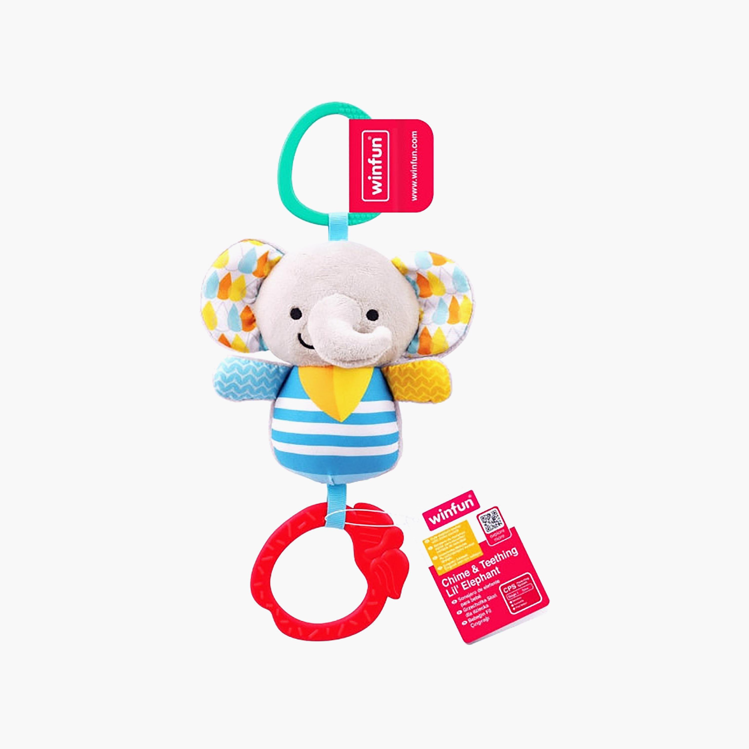 Winfun Chime & Teething Little Elephant Crib teething Toy-toys-babyandtoddlertoys-cribtoys-image-1