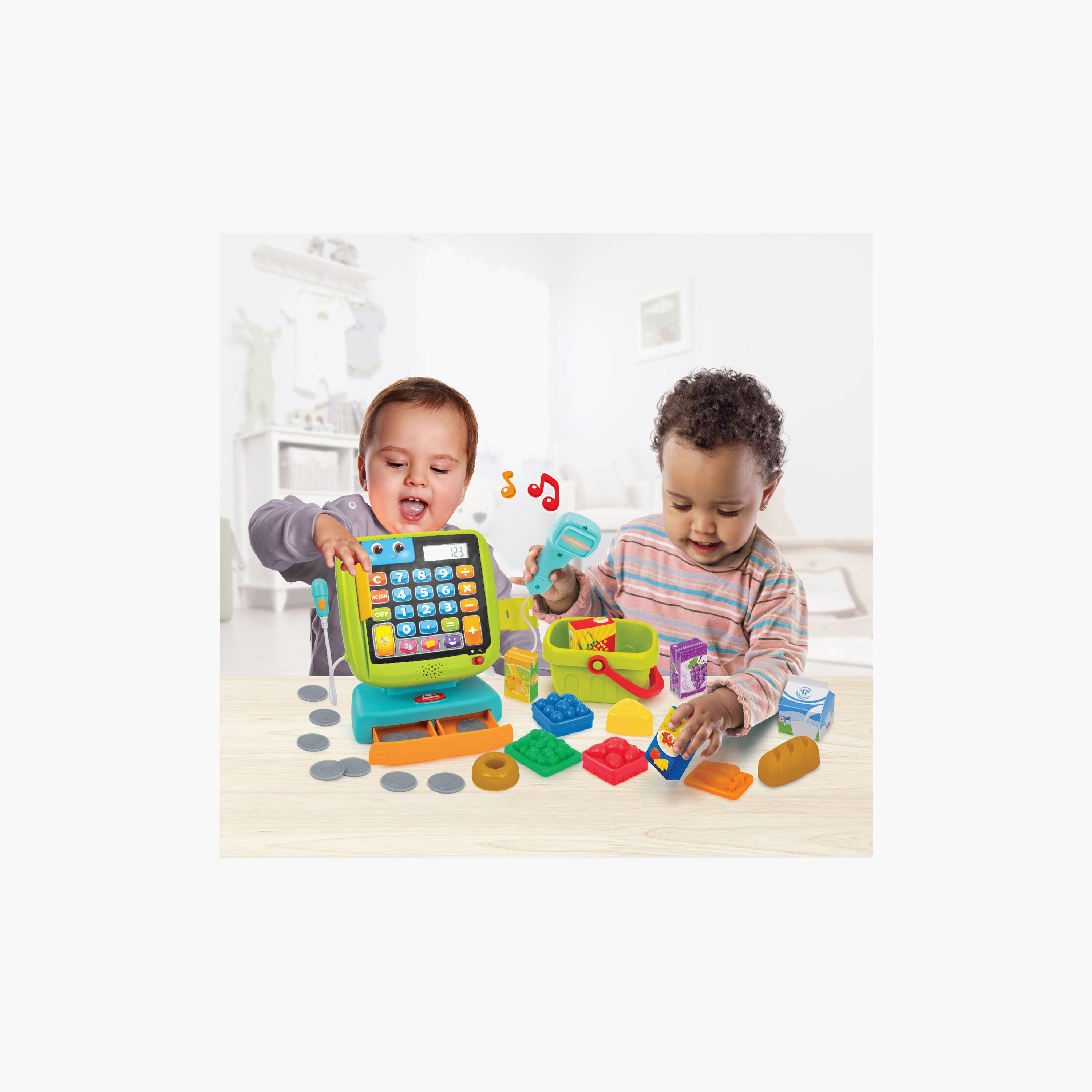 مجموعة لعبة آلة تسجيل النقد كاشير) مع حاسبة ذكية من وين فان-toys-roleplay-supermarketandshoppingsets-image-14