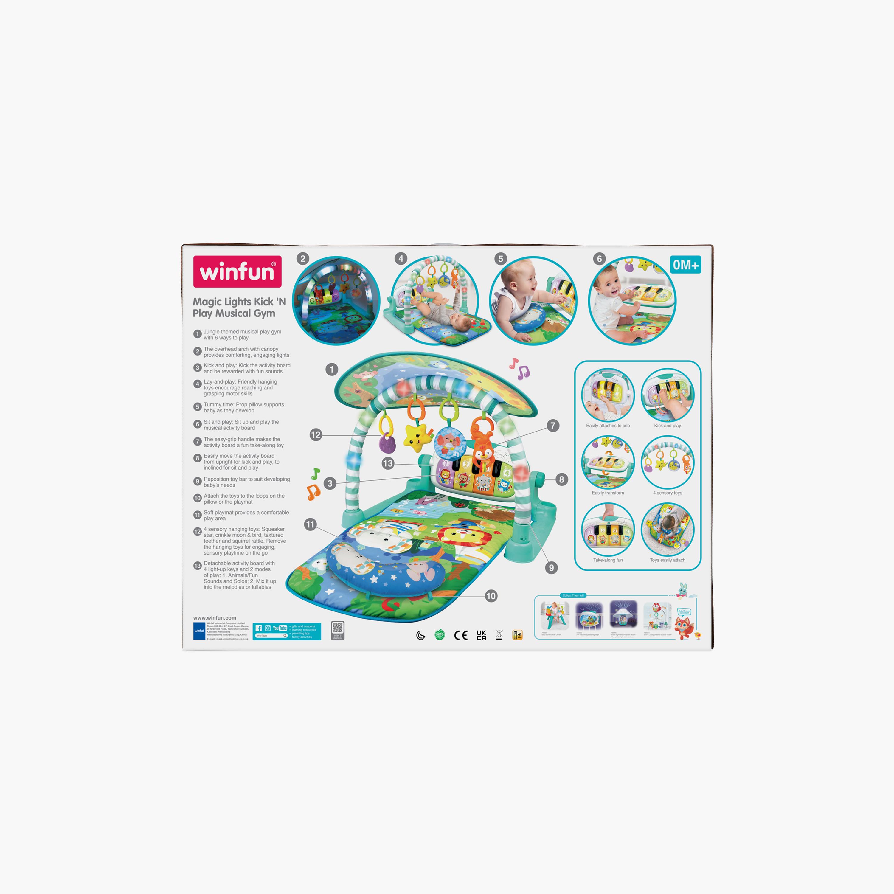 Winfun Magic Lights Kick & Play Musical Gym-baby-infantactivity-playpensandplaymats-image-7