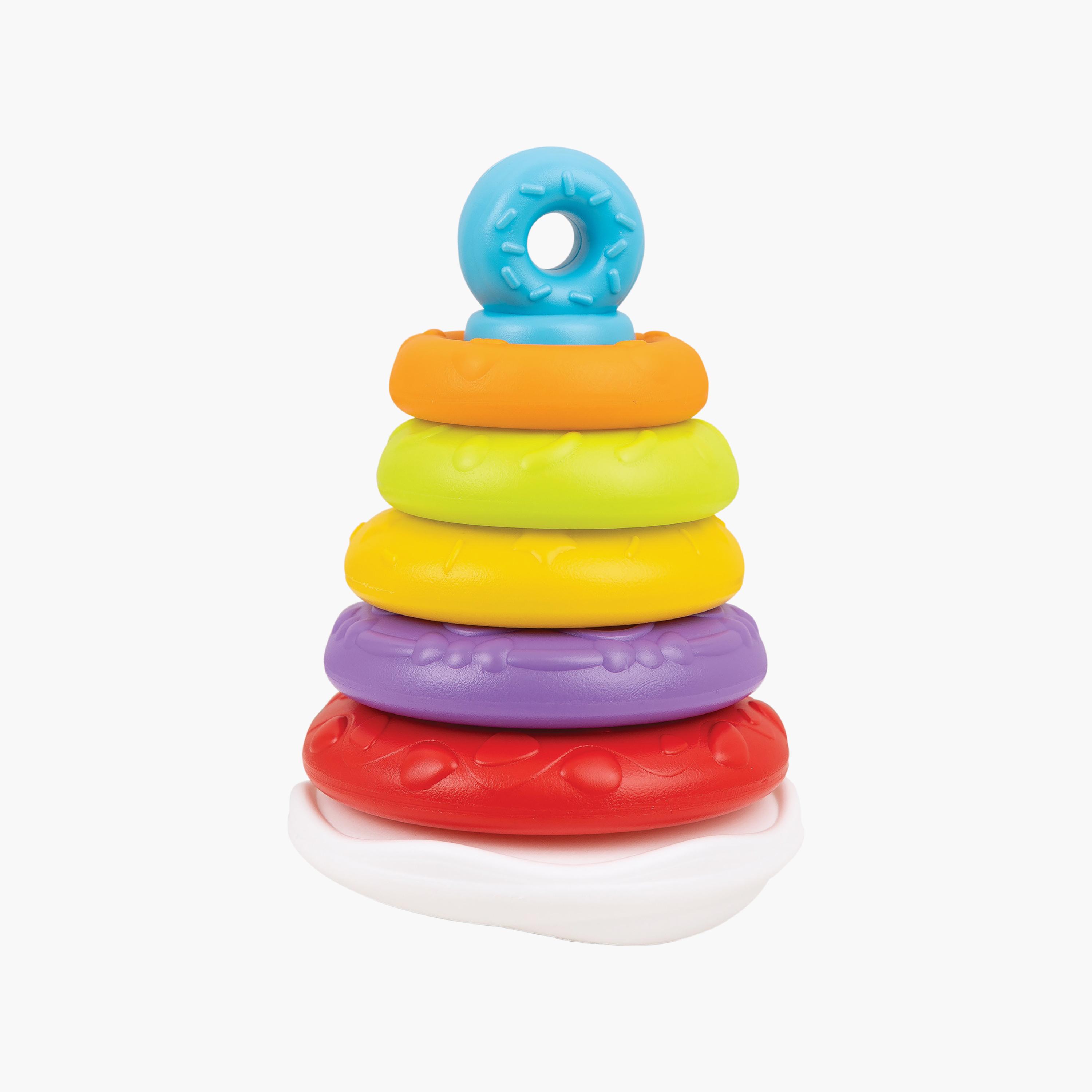 Winfun Wobble Donut Stacker Toy Set-toys-babyandtoddlertoys-stackingandnestingtoys-image-1