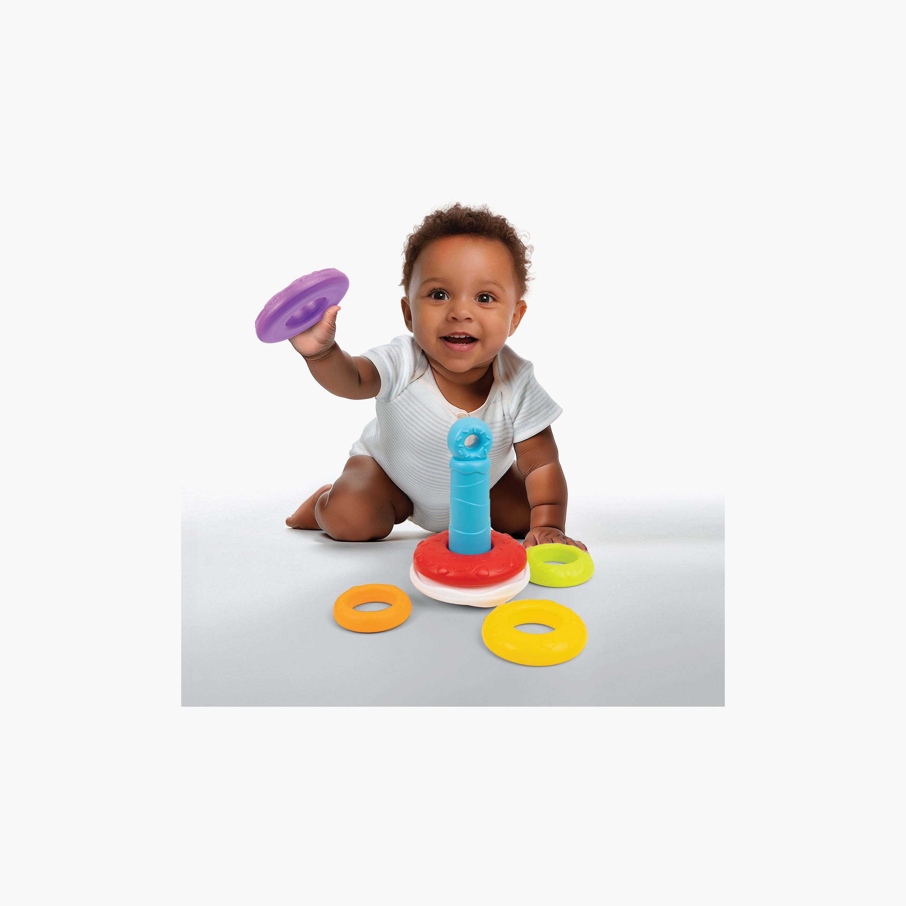 Winfun Wobble Donut Stacker Toy Set-toys-babyandtoddlertoys-stackingandnestingtoys-image-2