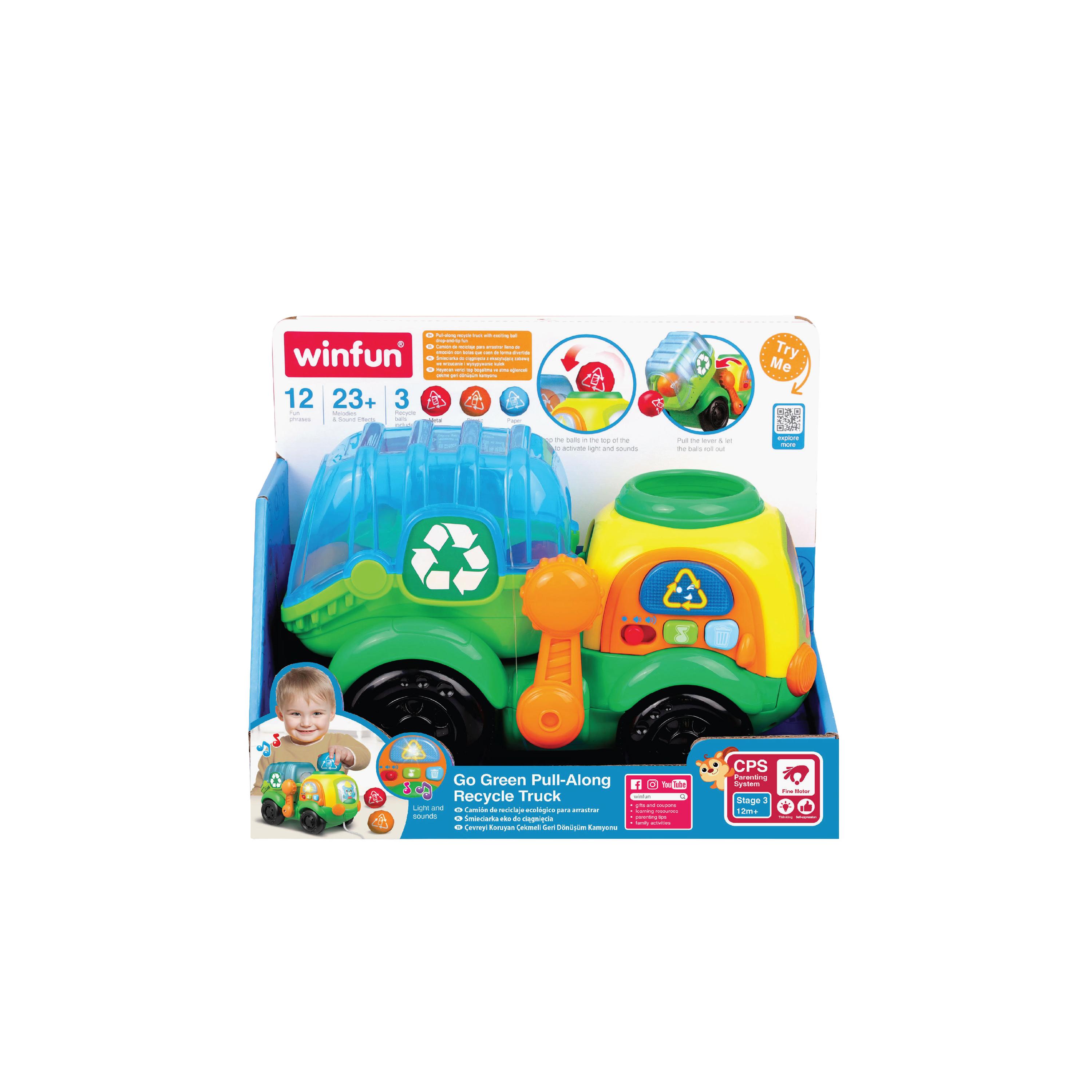 Winfun Go Green Pull-Along Recycle Truck-toys-babyandtoddlertoys-pushandpulltoys-image-6