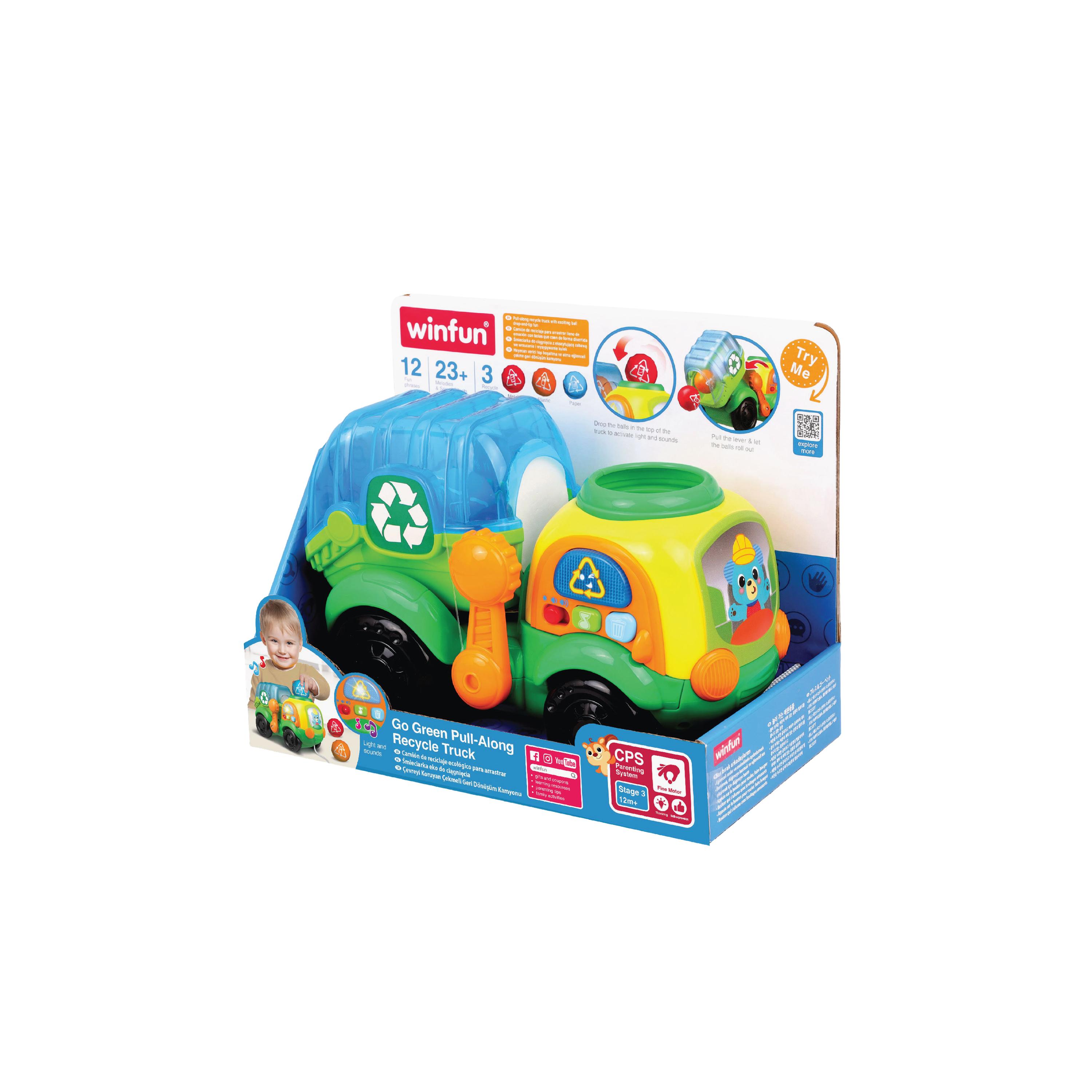 Winfun Go Green Pull-Along Recycle Truck-toys-babyandtoddlertoys-pushandpulltoys-image-7