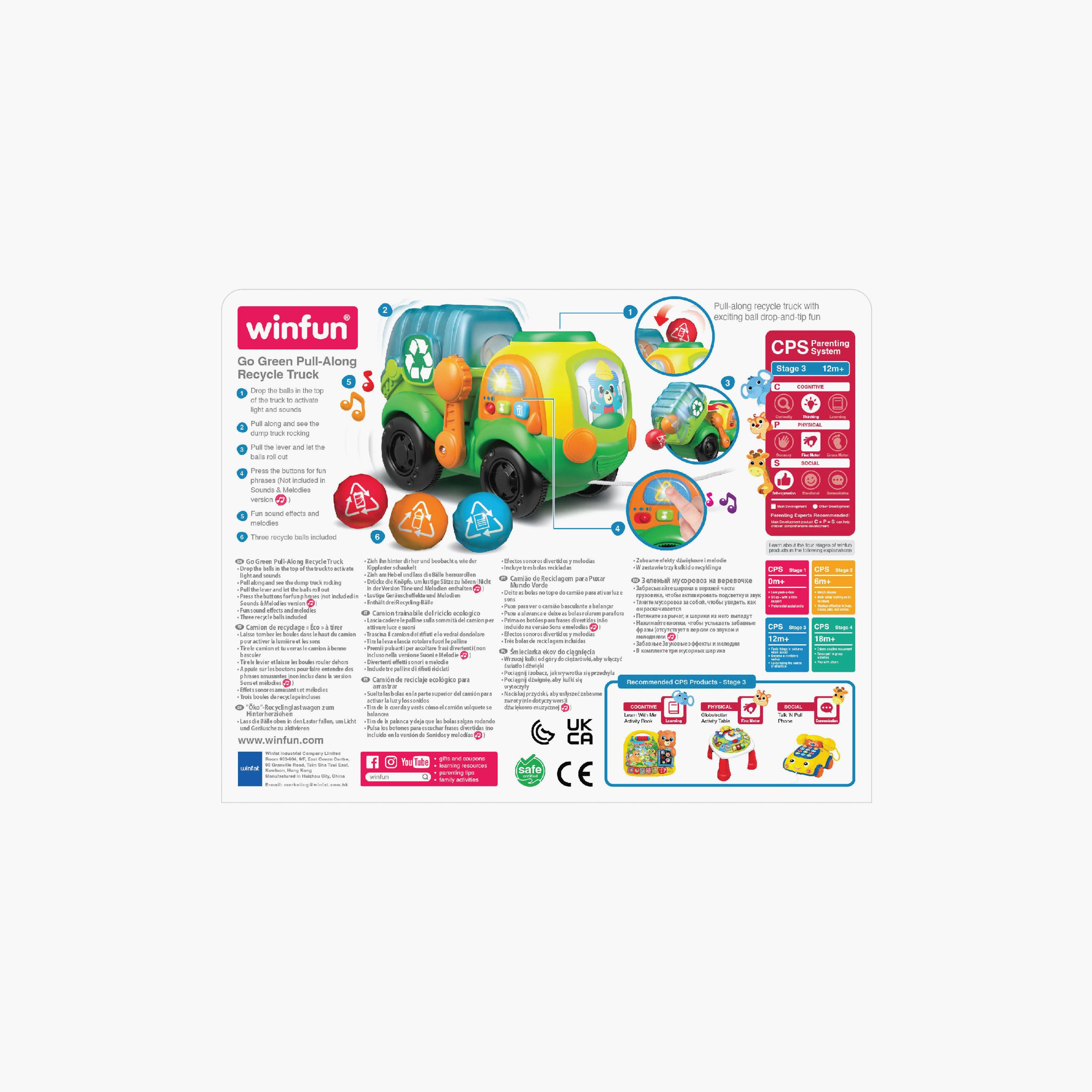 Winfun Go Green Pull-Along Recycle Truck-toys-babyandtoddlertoys-pushandpulltoys-image-9