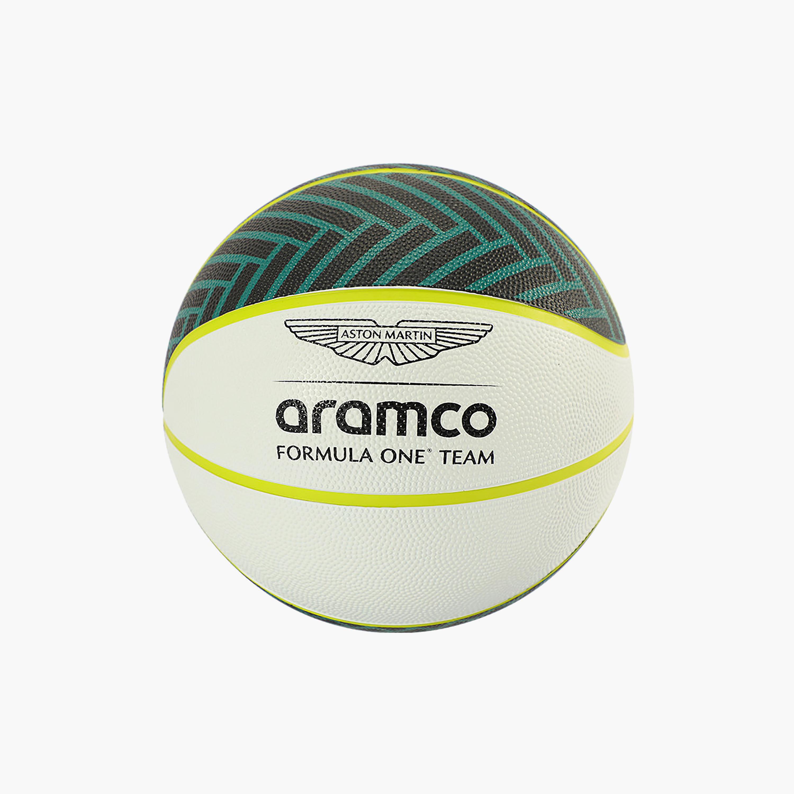 Aston Martin Aramco F1 Team Rubber Basketball - Size 7-toys-outdoor-sports-image-1