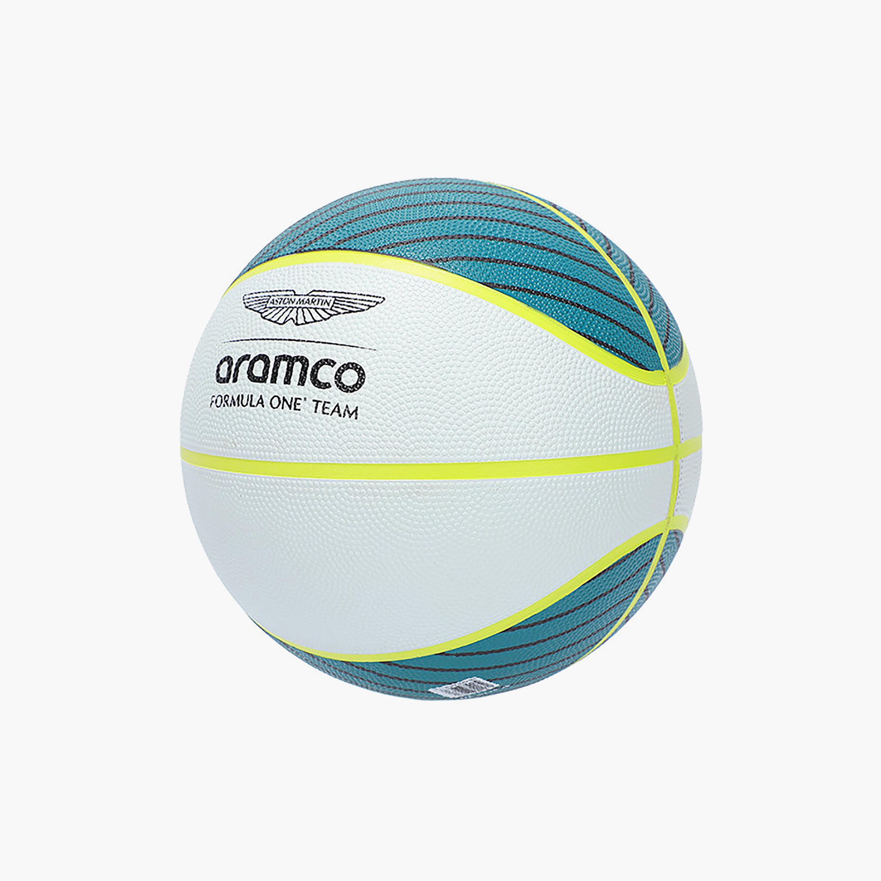 Aston Martin Aramco F1 Team Rubber Basketball - Size 7-toys-outdoor-sports-image-2
