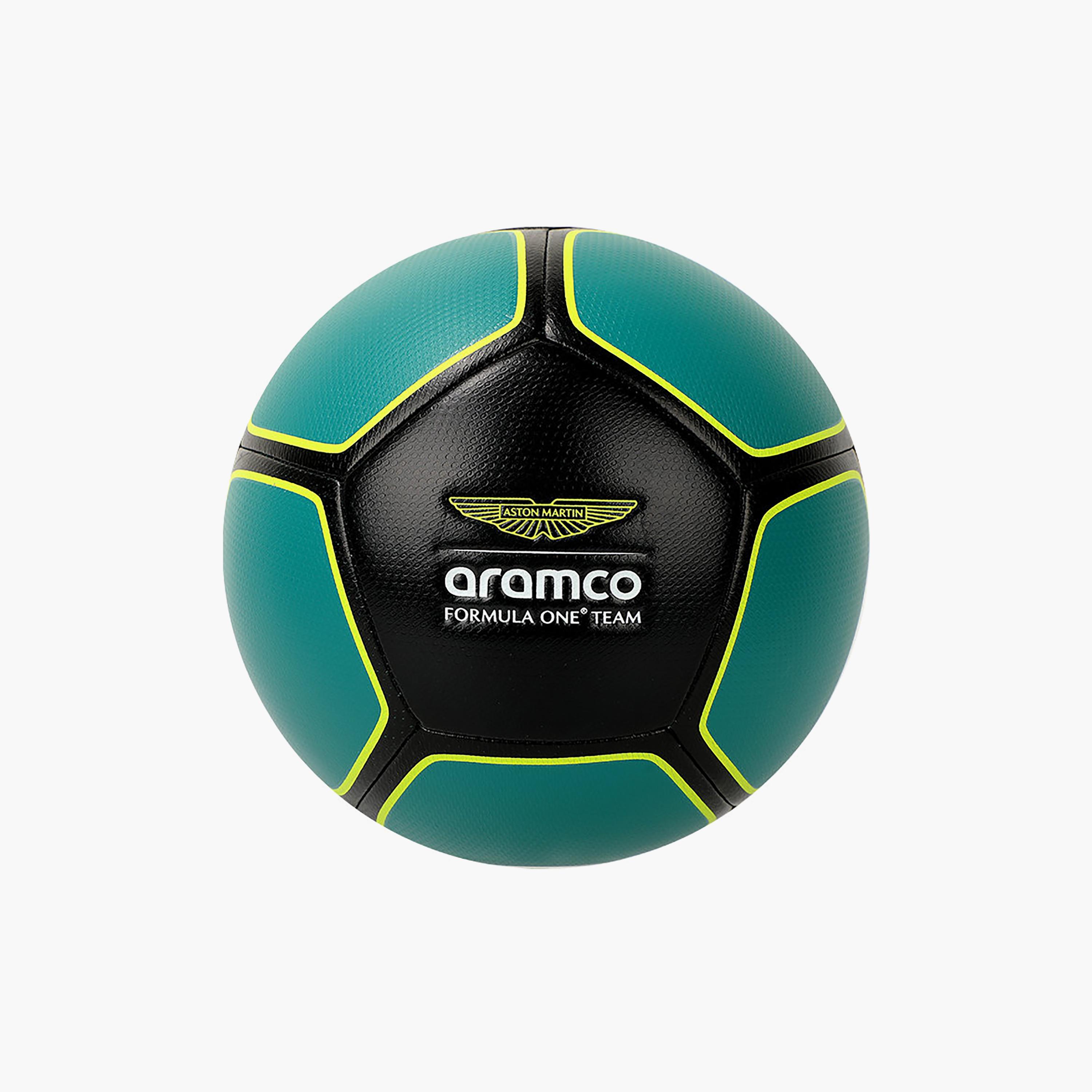 Aston Martin Aramco F1 Team PU Football - Size 5-sports-gear-football-accessories-balls-image-1