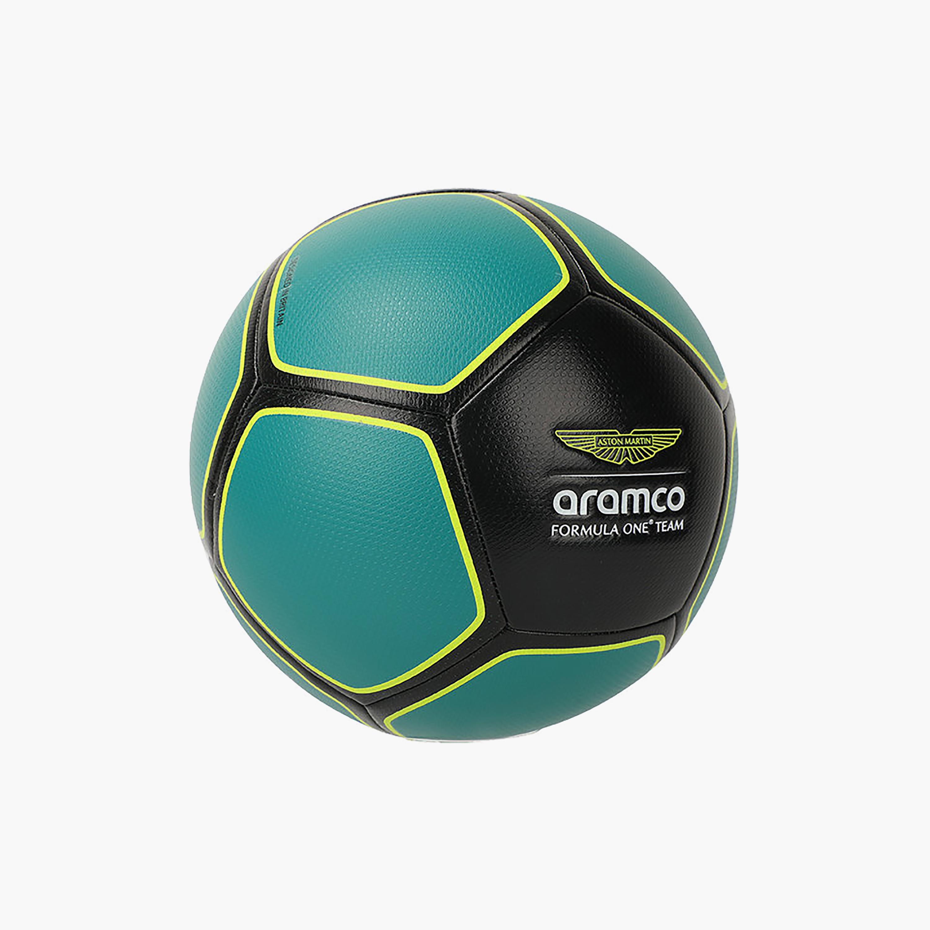 Aston Martin Aramco F1 Team PU Football - Size 5-sports-gear-football-accessories-balls-image-3