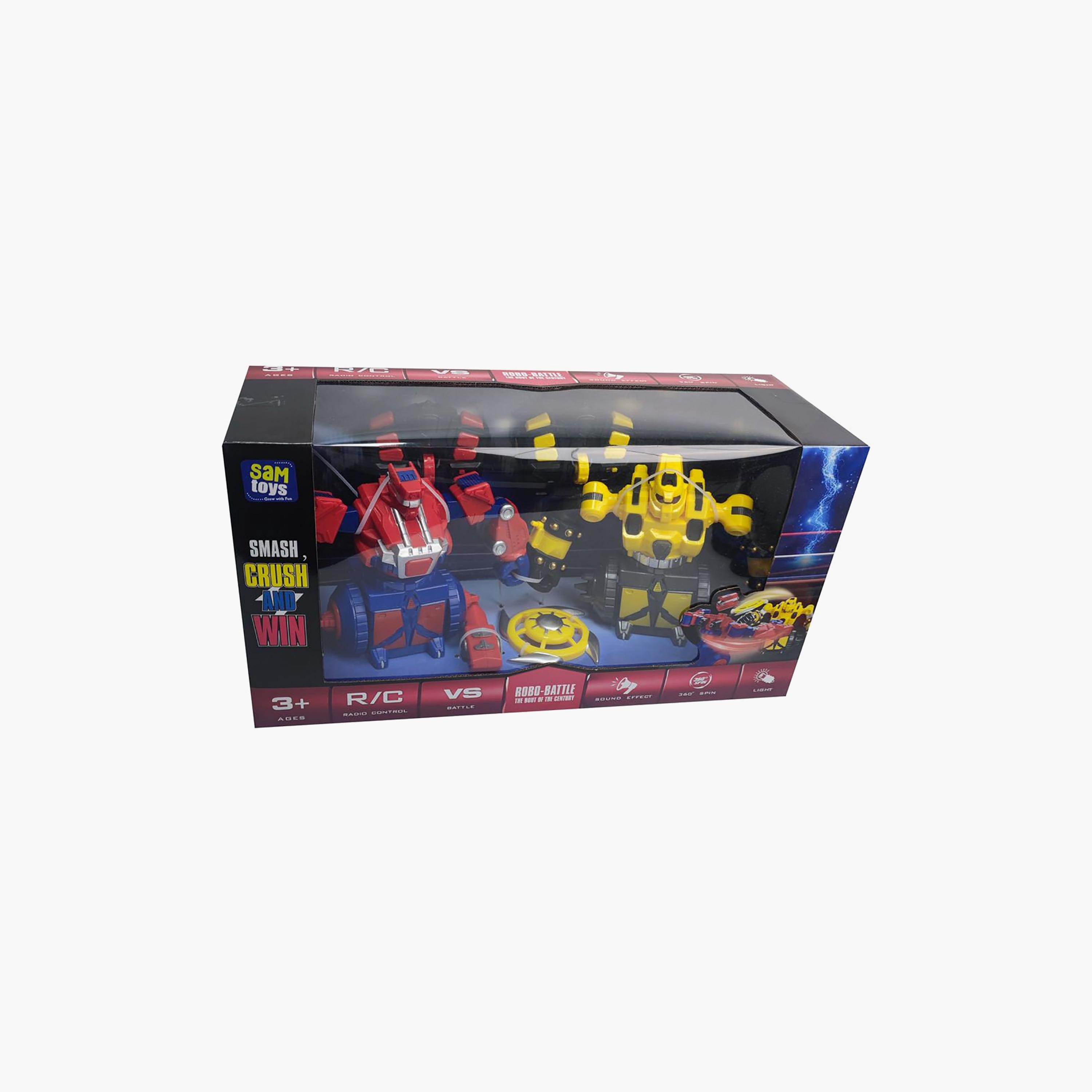 Sam Toys 2-Piece Smash Crash & Win Fighting Robots-toys-remotecontrolledvehicles-robots-image-6