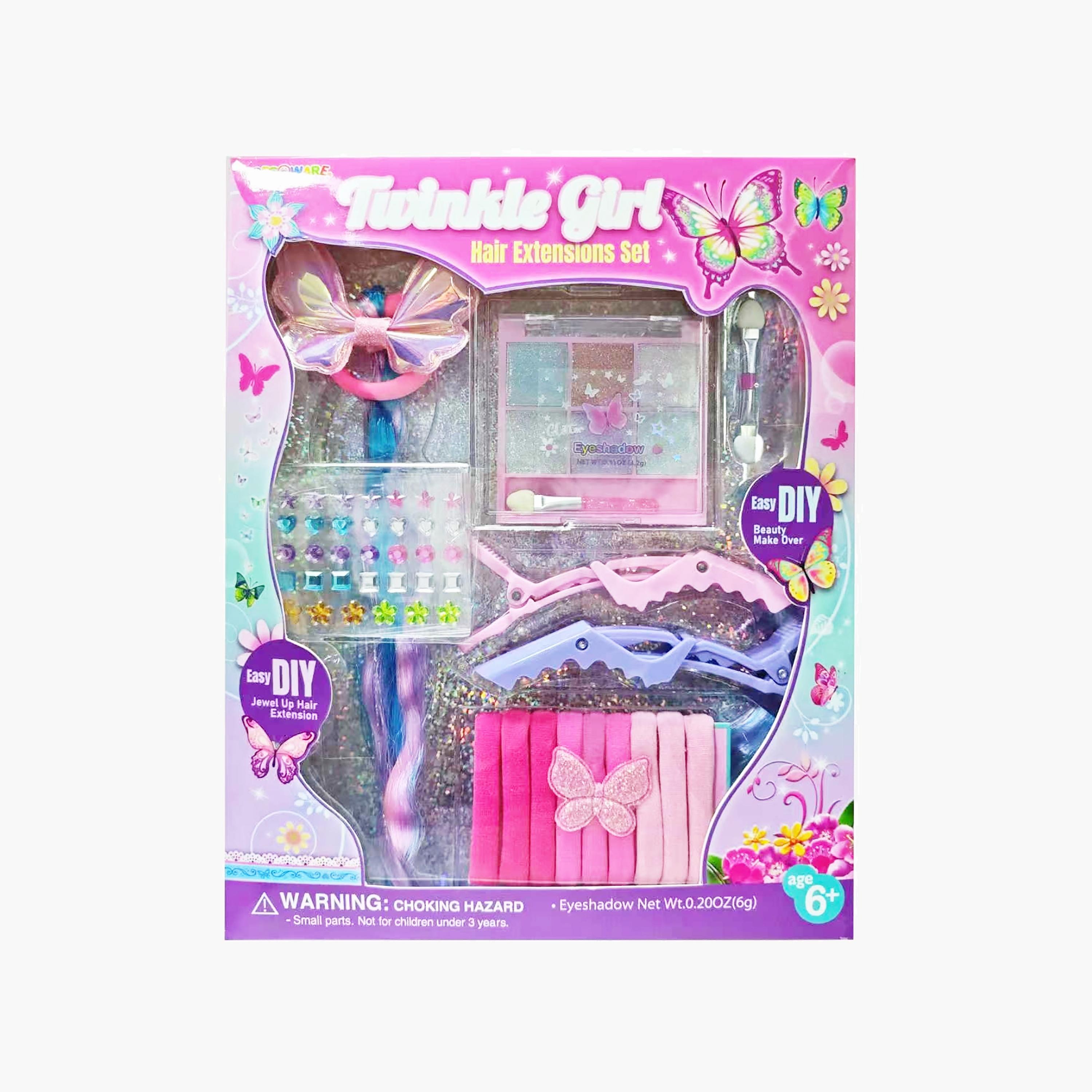 Pecoware Twinkle Girl Hair Extension Set-toys-roleplay-makeupandcosmeticsets-image-1