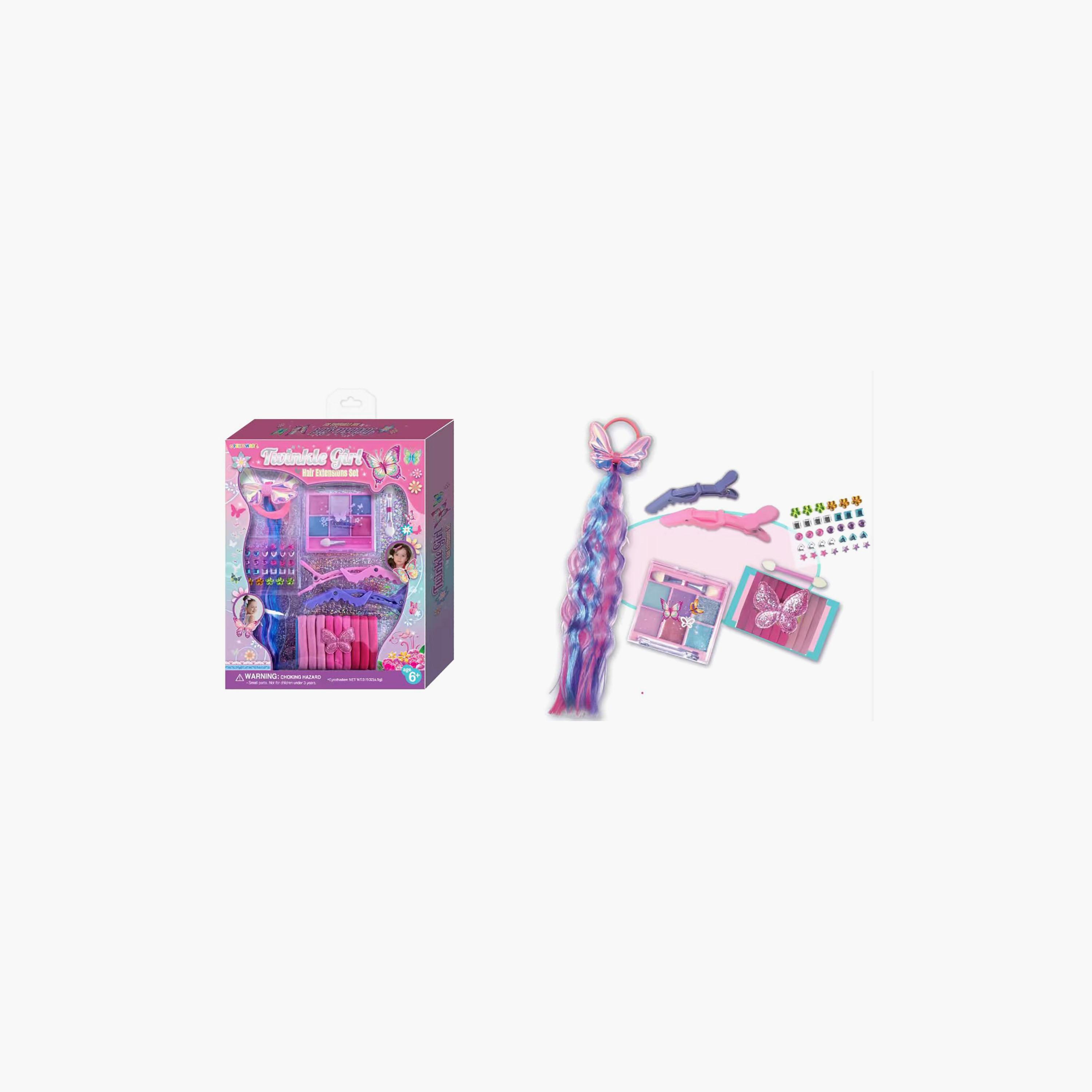 Pecoware Twinkle Girl Hair Extension Set-toys-roleplay-makeupandcosmeticsets-image-3
