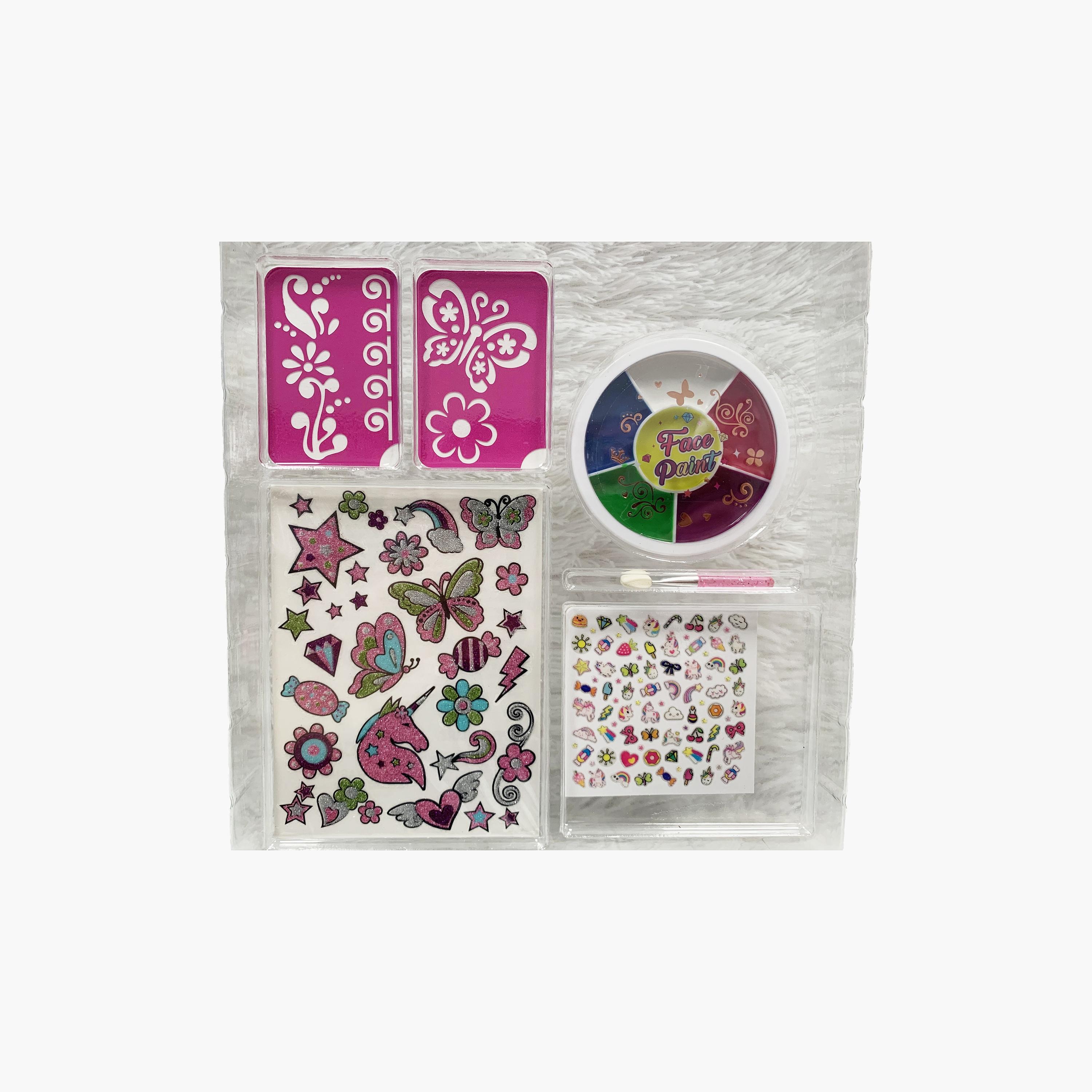 Pecoware Face Paint Glitter Tattoo Set-toys-roleplay-makeupandcosmeticsets-image-3