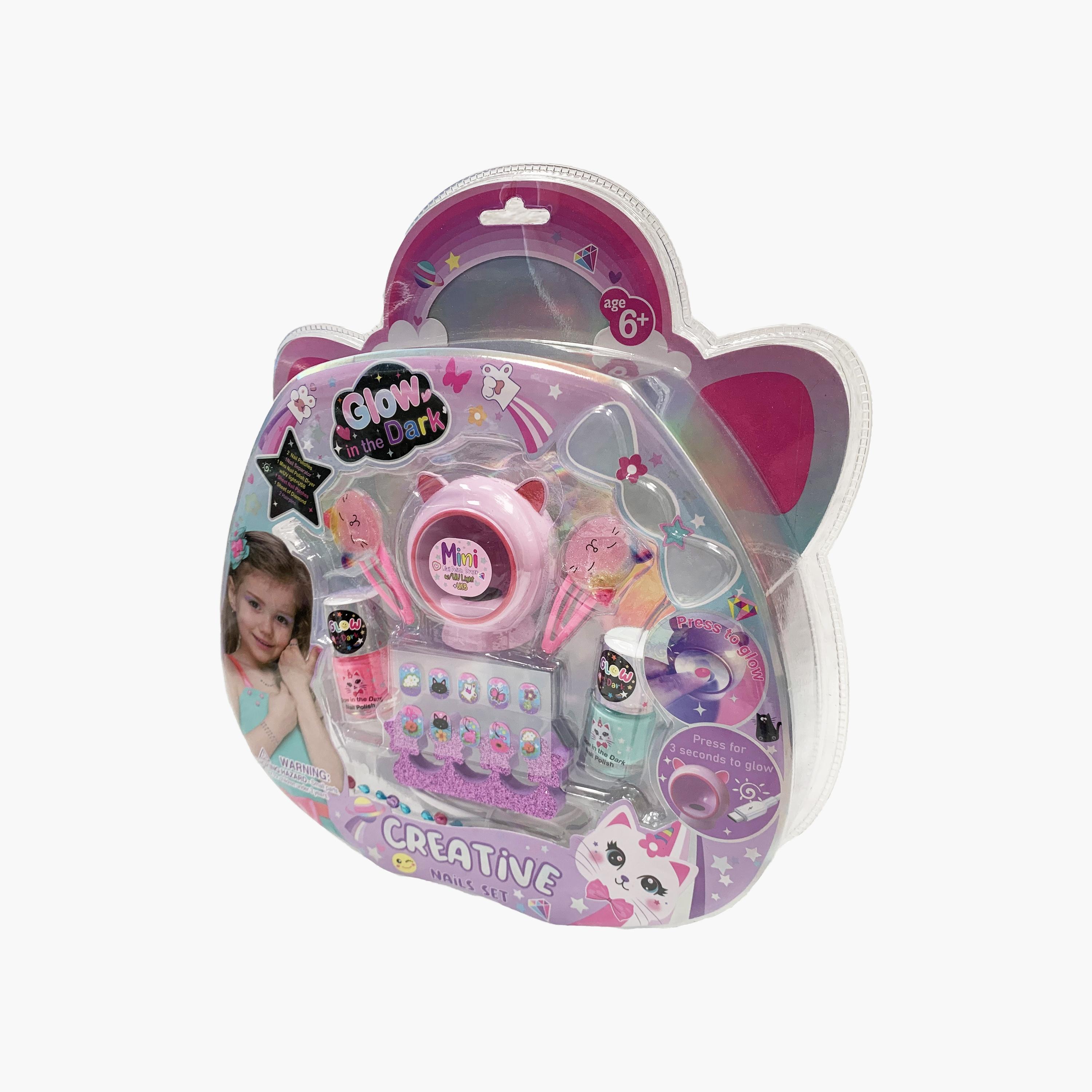 Pecoware Glow In The Dark Creative Nail Art Set-toys-roleplay-makeupandcosmeticsets-image-3