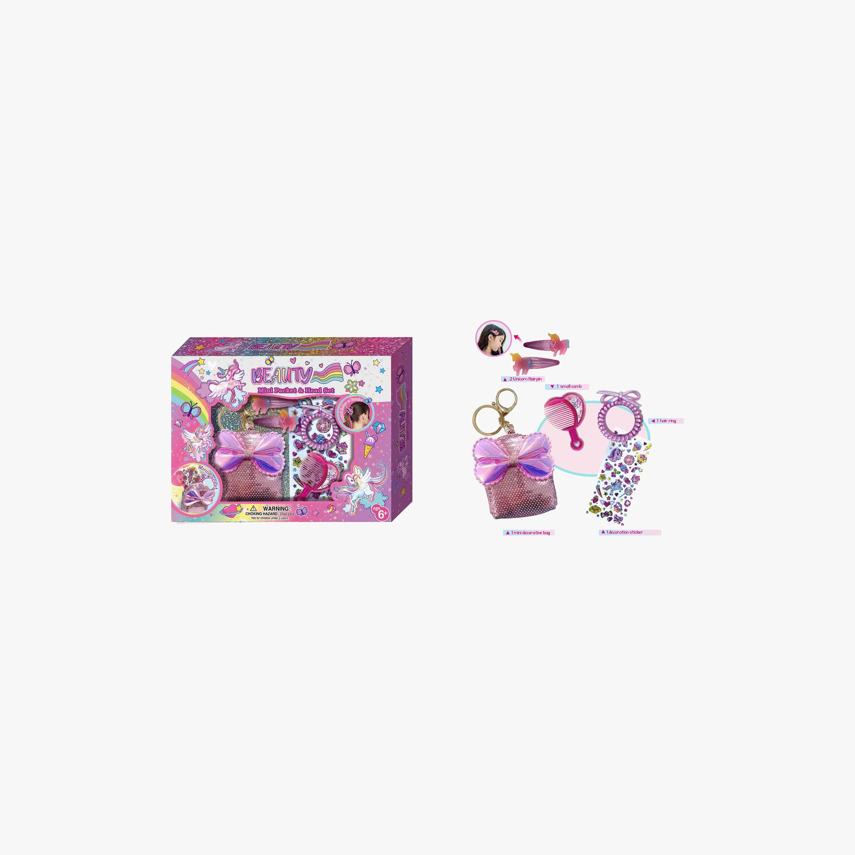 Pecoware Beauty Mini Packet & Head Set-toys-roleplay-makeupandcosmeticsets-image-2