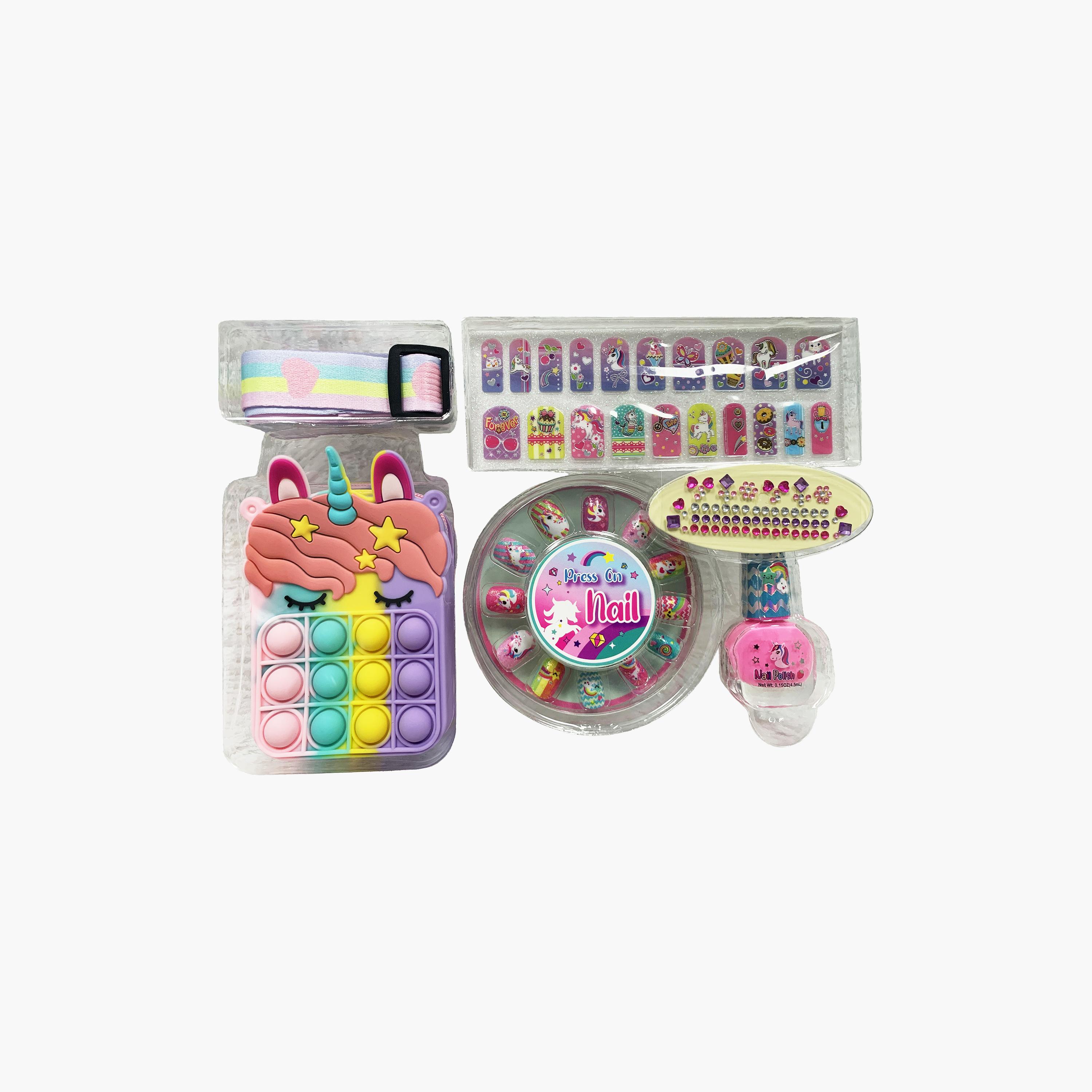 Pecoware Pop It Purse Nail Beauty Set-toys-roleplay-makeupandcosmeticsets-image-1