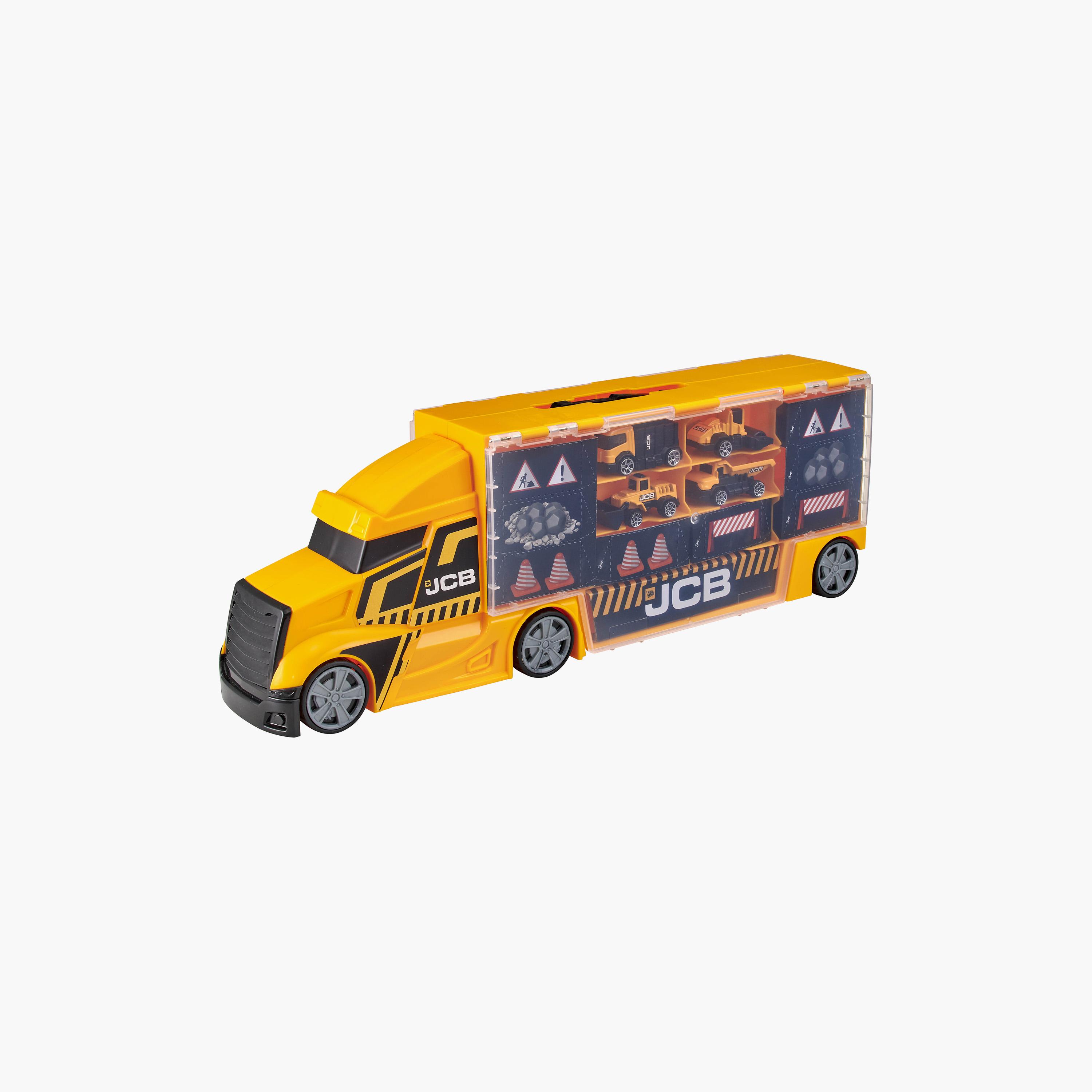 Teamsterz Construction Transporter with 4-Piece Die-Cast Trucks-toys-roleplay-toolsandconstructionsets-image-3