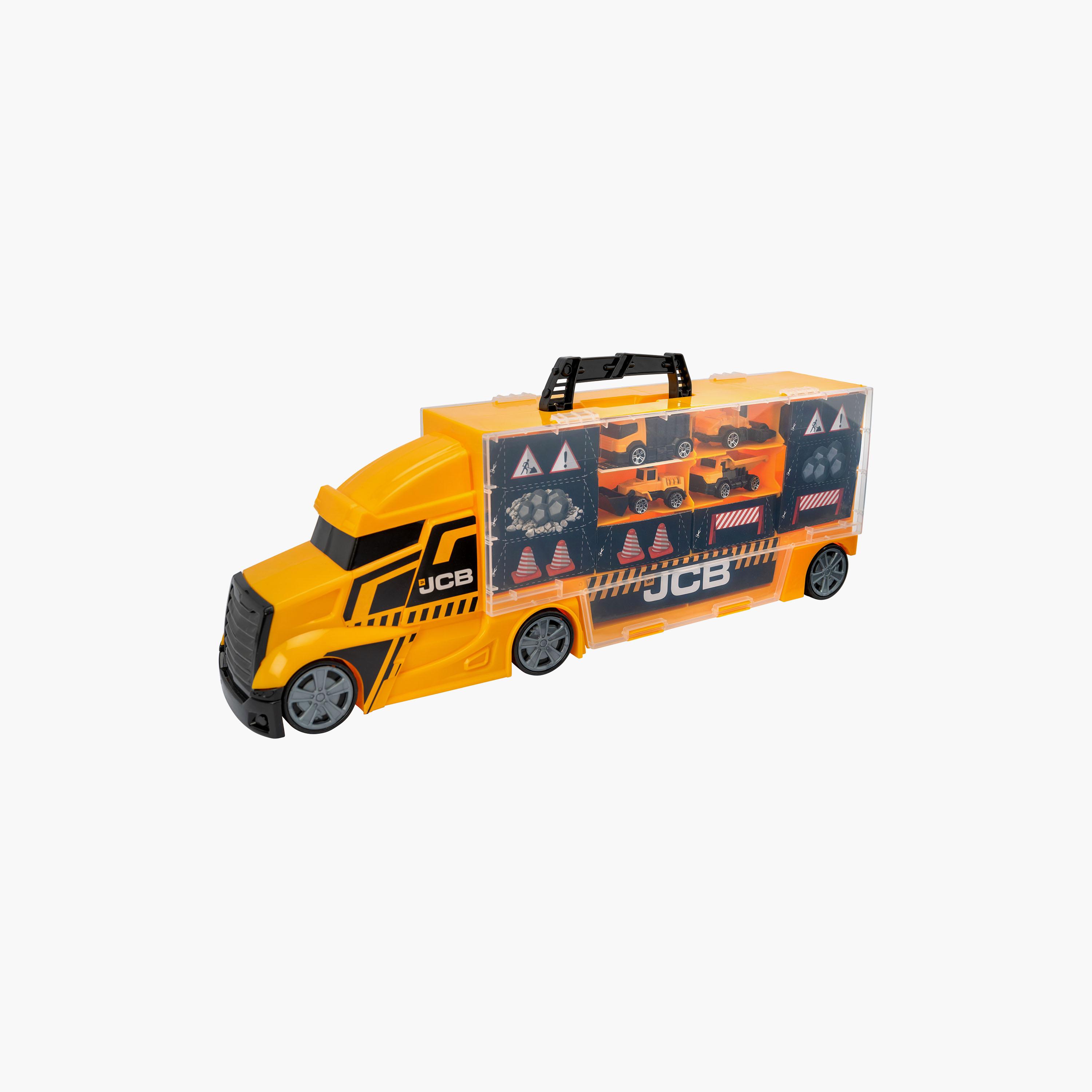 Teamsterz Construction Transporter with 4-Piece Die-Cast Trucks-toys-roleplay-toolsandconstructionsets-image-4