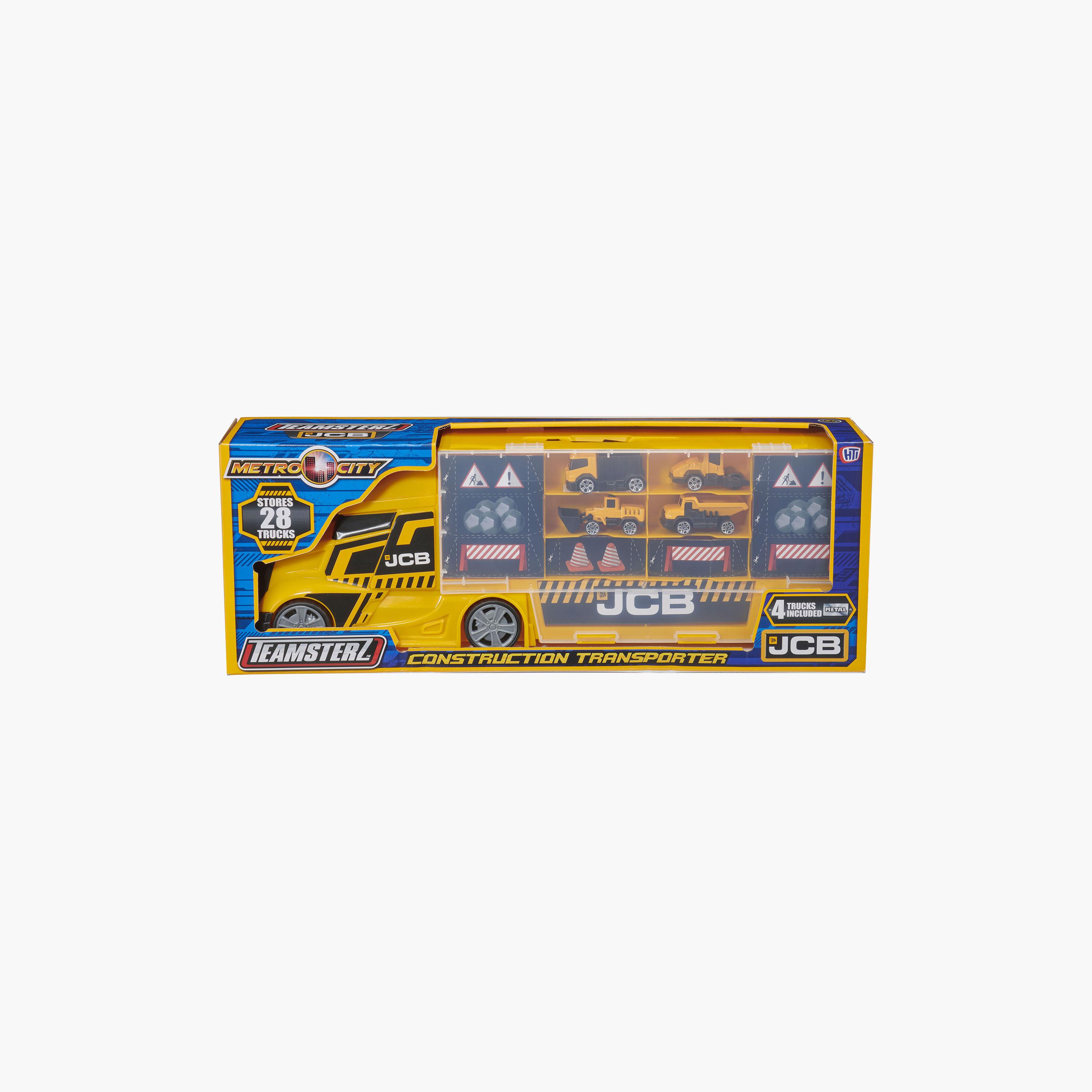 Teamsterz Construction Transporter with 4-Piece Die-Cast Trucks-toys-roleplay-toolsandconstructionsets-image-5