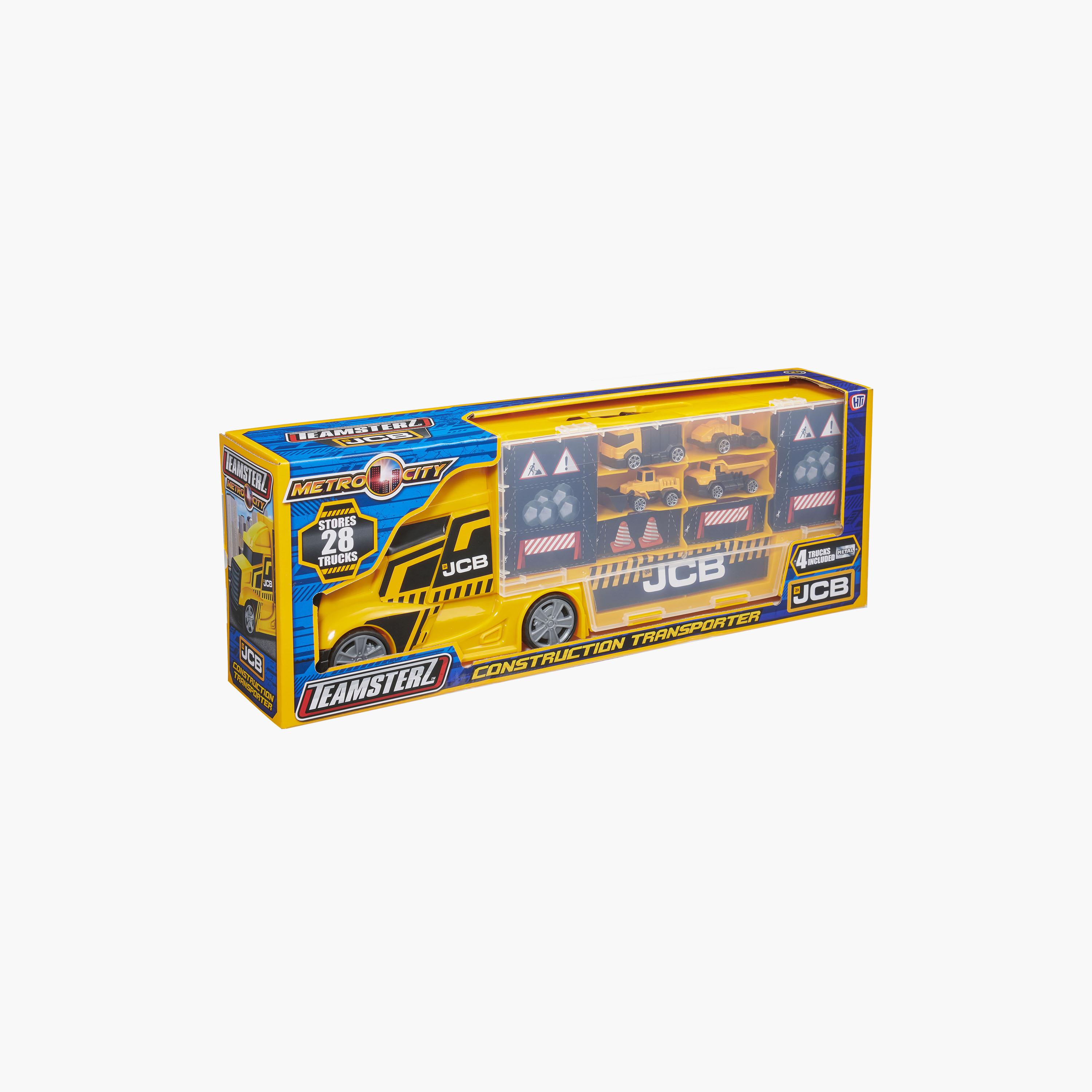 Teamsterz Construction Transporter with 4-Piece Die-Cast Trucks-toys-roleplay-toolsandconstructionsets-image-7