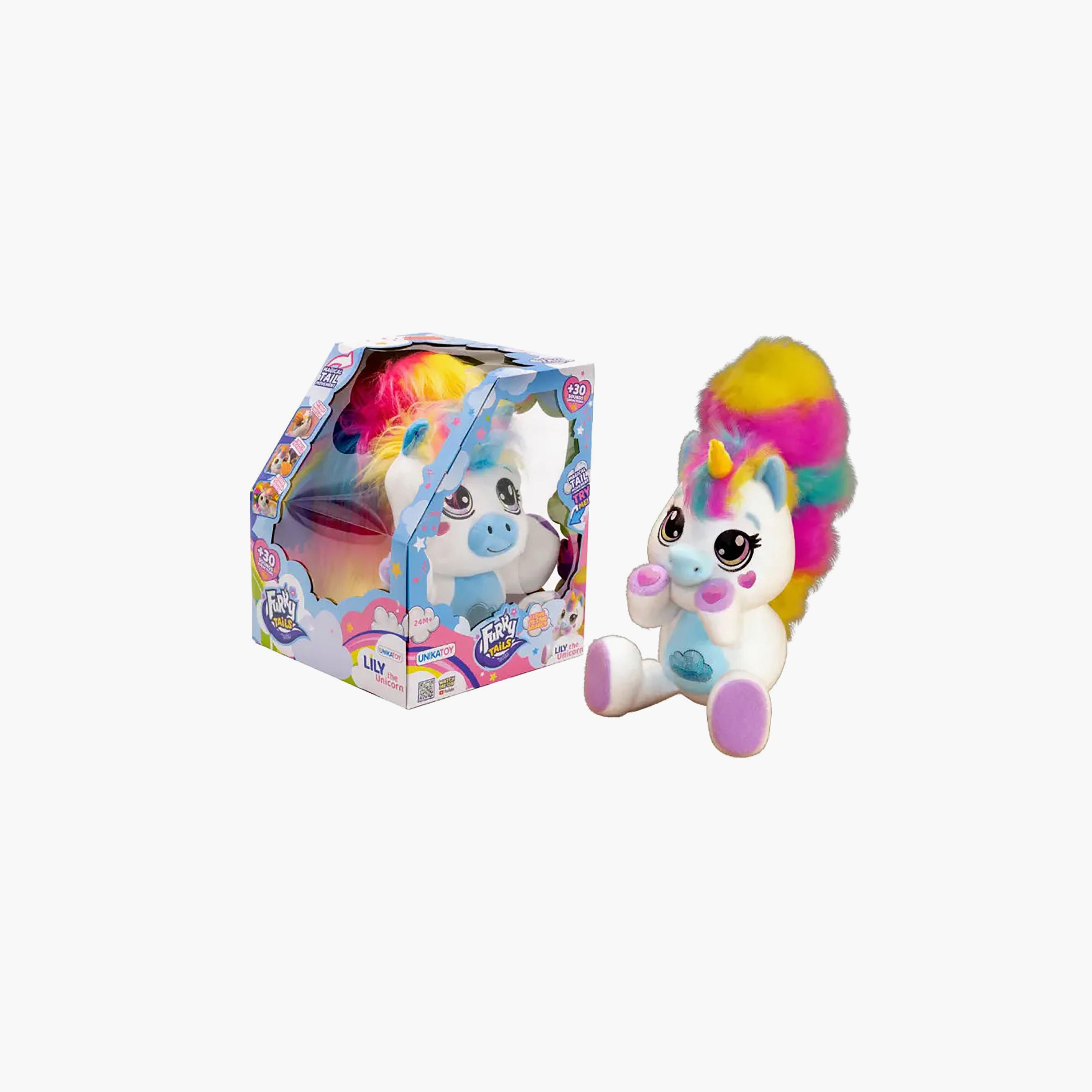 Eolo Furry Tails Electronic Plush Unicorn-toys-plushsofttoys-image-2