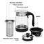 Fissman Glass Teapot with Infuser - 950 ml-household-dining-teaandcoffee-vacuumflaskscoffeeandteapots-image-3