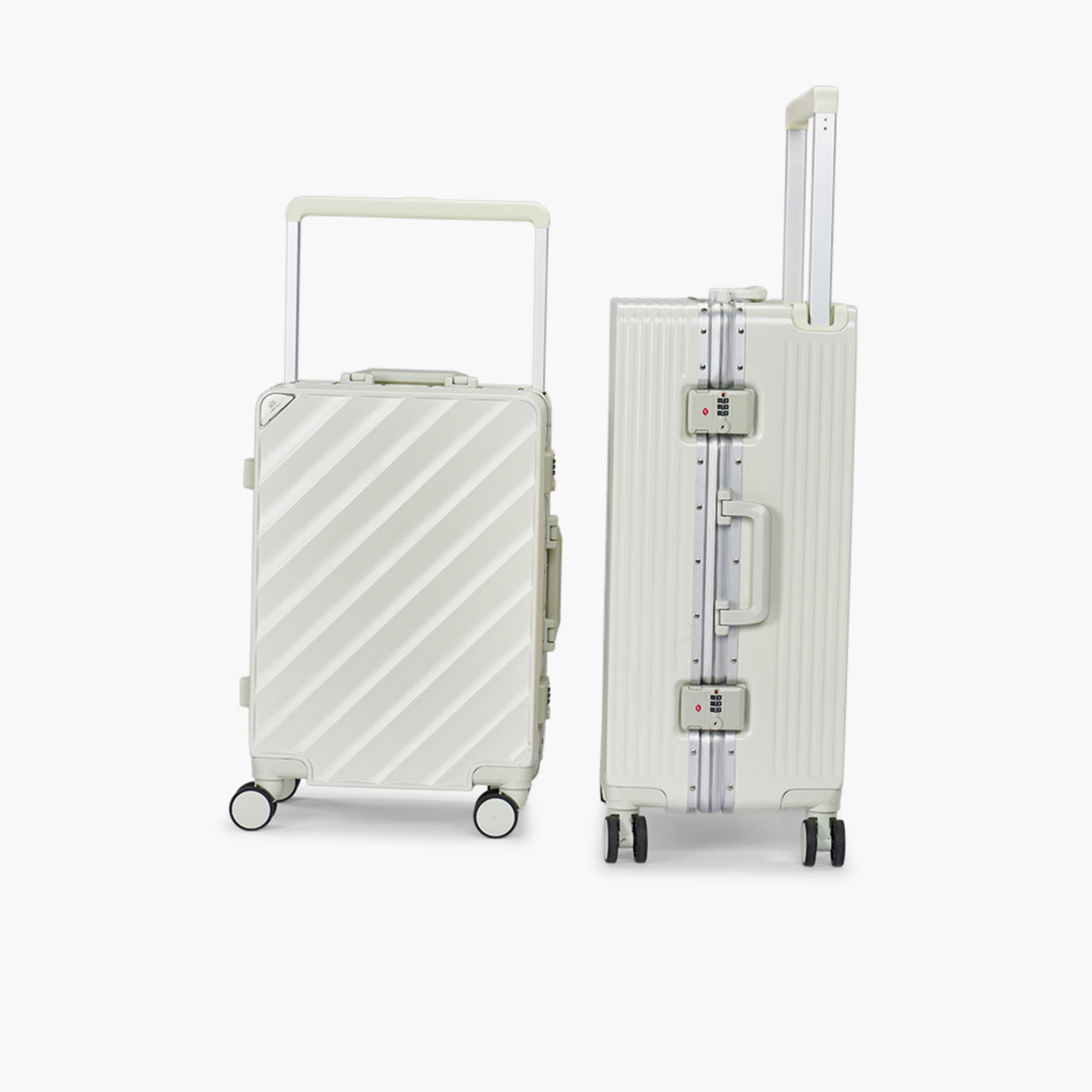 ليمرا - طقم شنطتين سفر بولي كربونات مع ABS جوانب صلبة أربع عجلات دوارة قفل TSA-travel-luggagesandbags-luggage-image-5