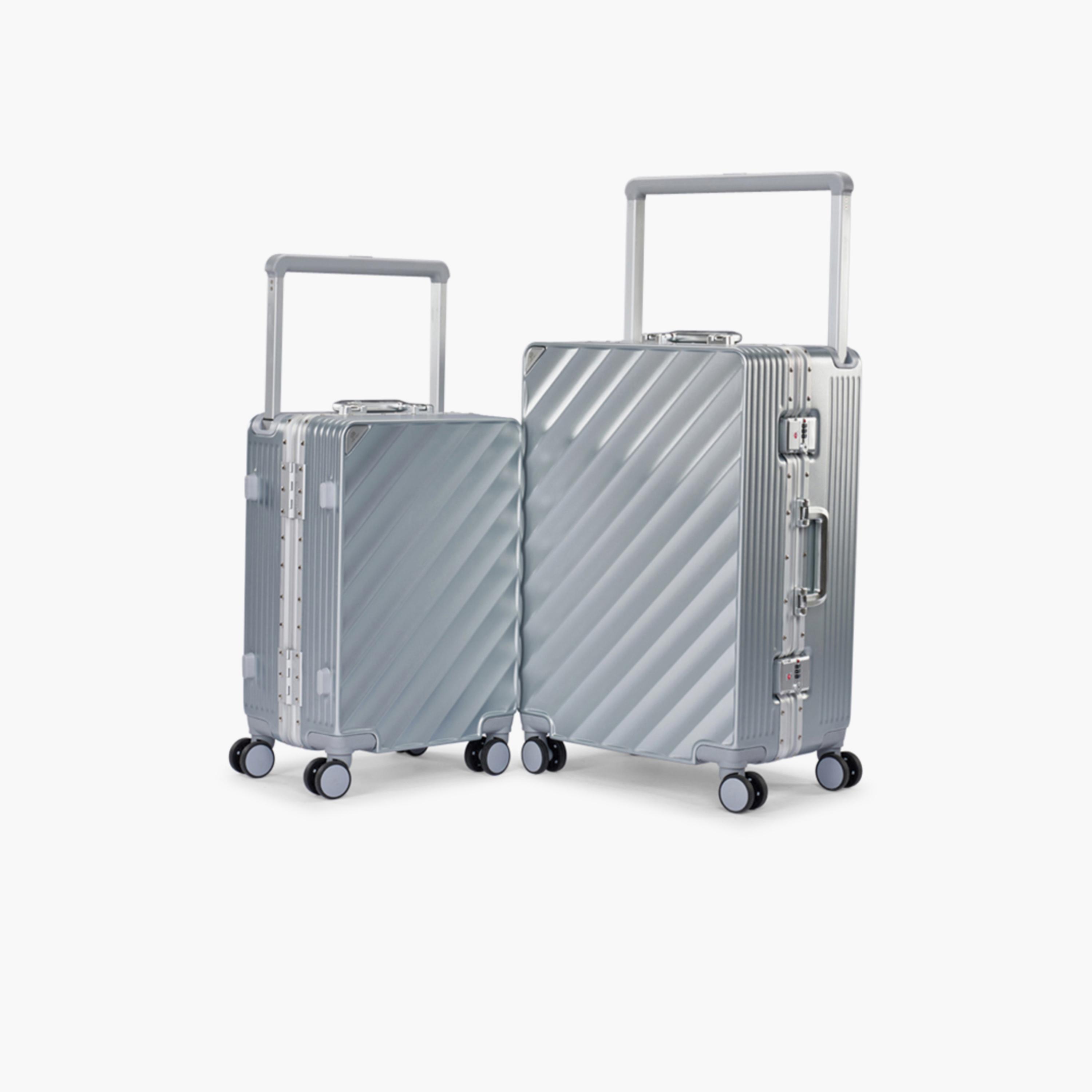 ليمرا - طقم شنطتين سفر بولي كربونات مع ABS جوانب صلبة أربع عجلات دوارة قفل TSA-travel-luggagesandbags-luggage-image-1