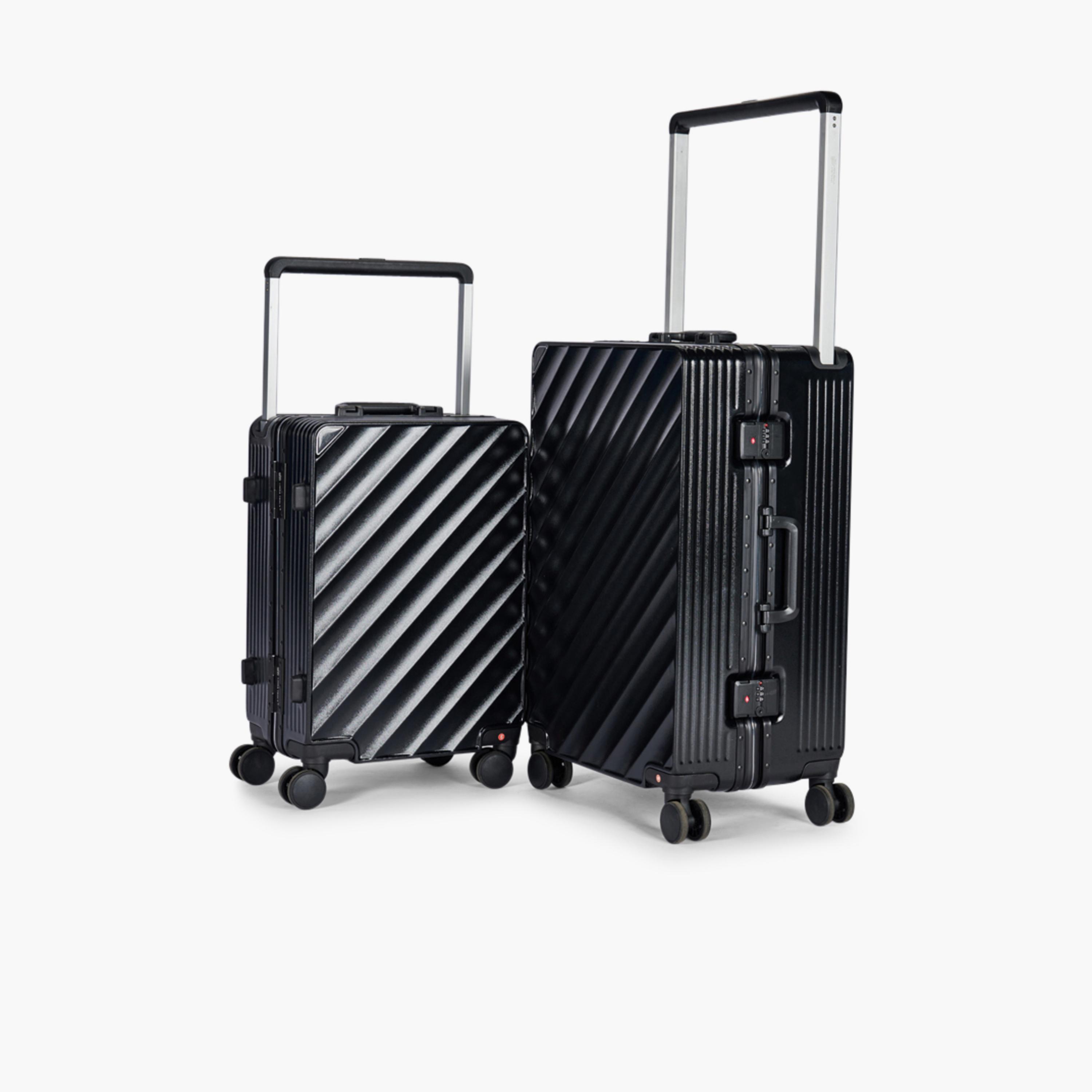 ليمرا - طقم شنطتين سفر بولي كربونات مع ABS جوانب صلبة أربع عجلات دوارة قفل TSA-travel-luggagesandbags-luggage-image-1