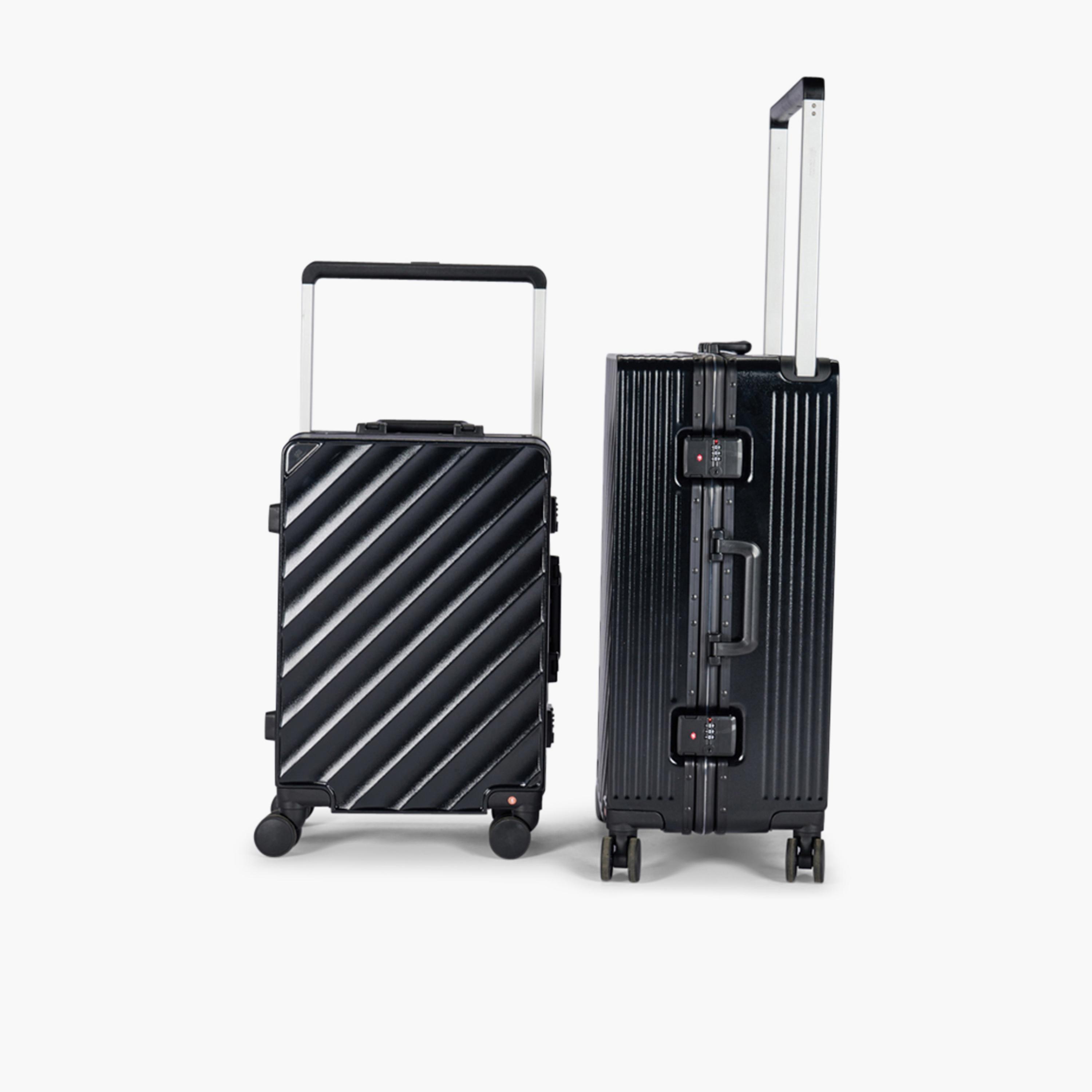 ليمرا - طقم شنطتين سفر بولي كربونات مع ABS جوانب صلبة أربع عجلات دوارة قفل TSA-travel-luggagesandbags-luggage-image-9
