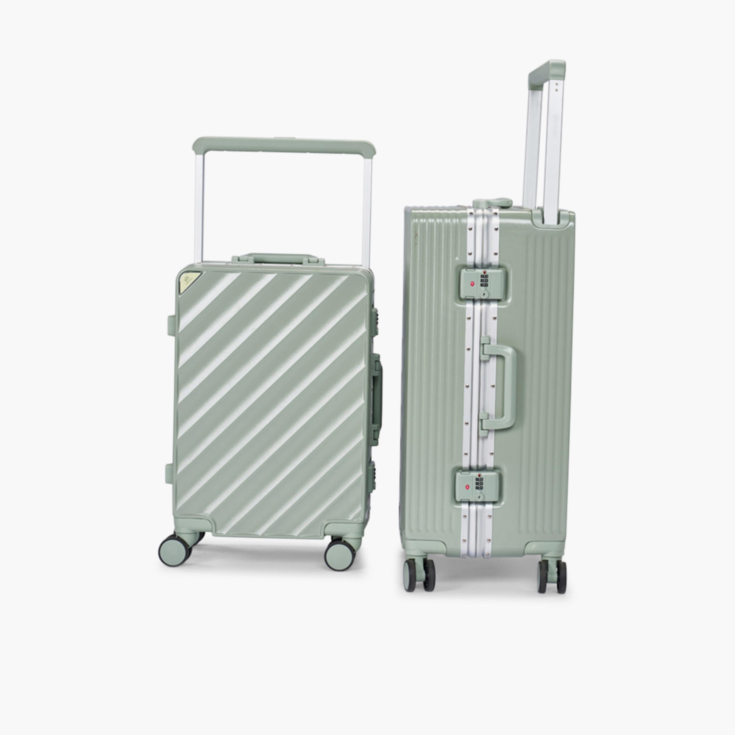 Limra Set of 2 Polycarbonate with ABS Hard-Sided 4-Wheeler Spinner Trolley Bag with TSA Lock-travel-luggagesandbags-luggage-image-5